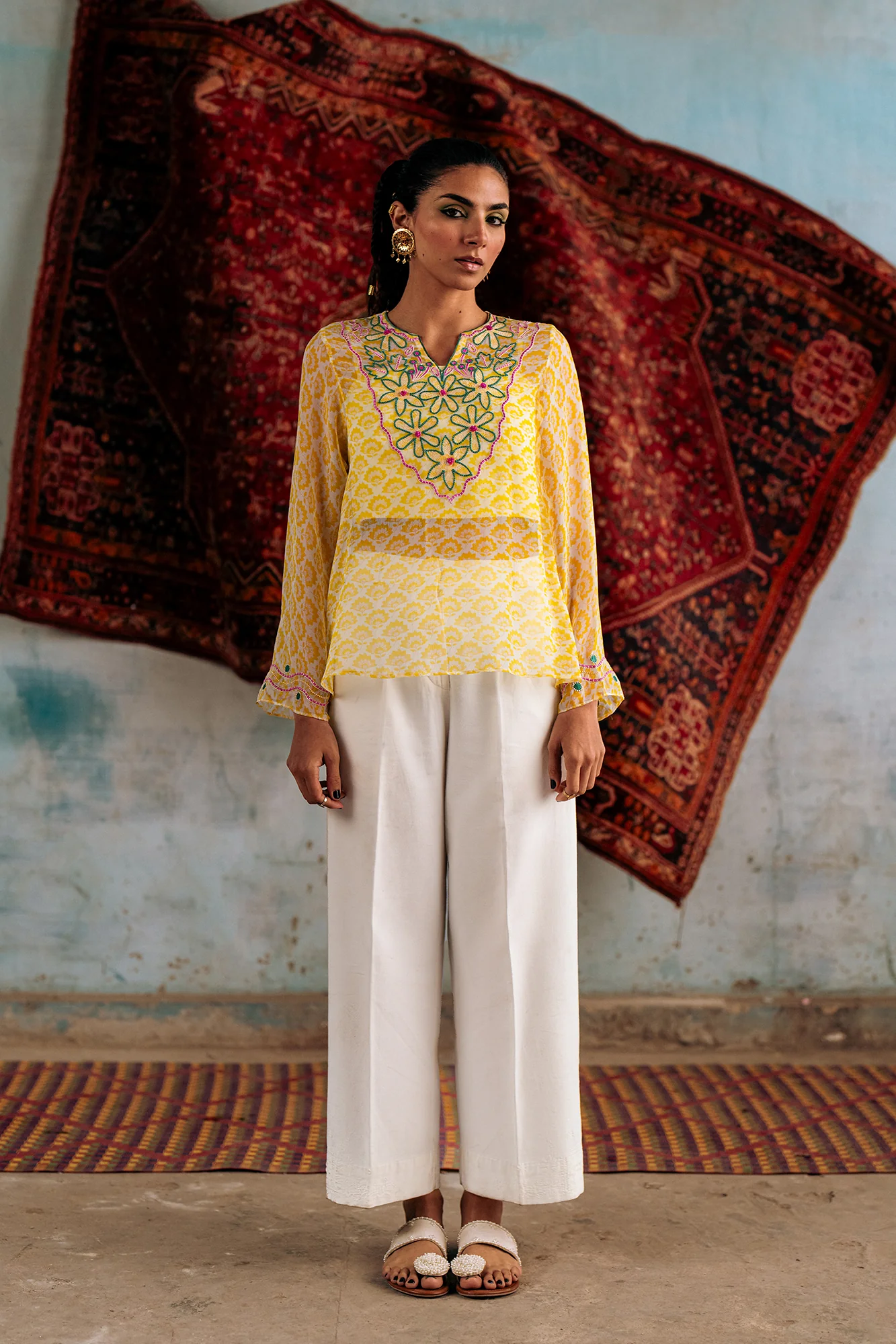 EMBROIDERED KURTI (S1E0452/119/109) - Image 3