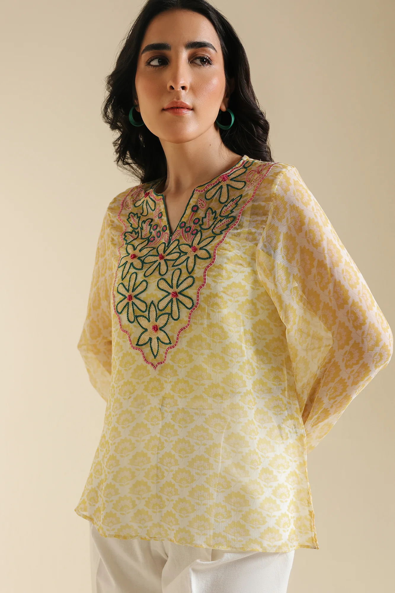 EMBROIDERED KURTI (S1E0452/119/109) - Image 6