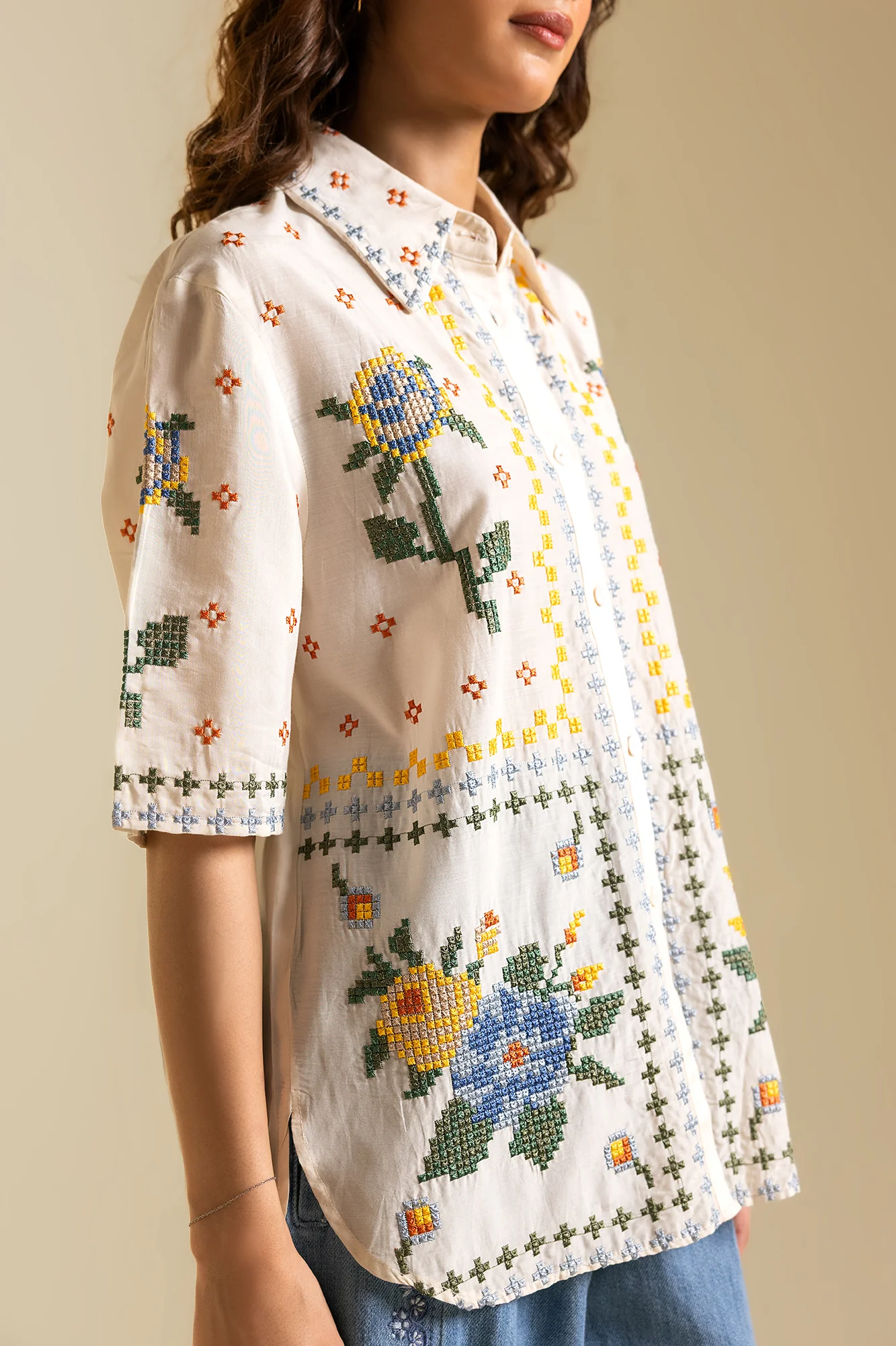 EMBROIDERED KURTI (S2E0479/119/002) - Image 6