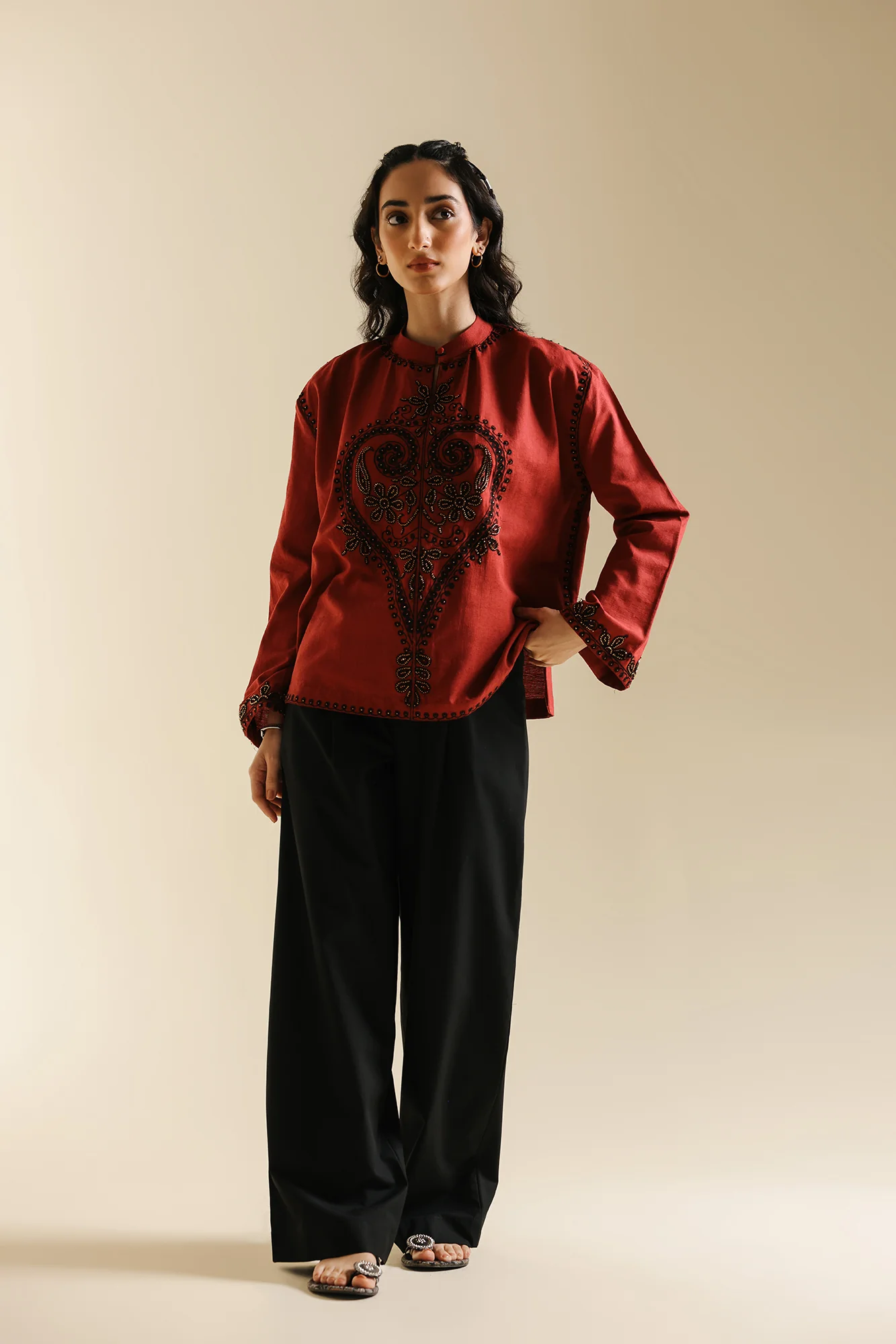 EMBROIDERED SHIRT (E0626/119/402) - Image 6
