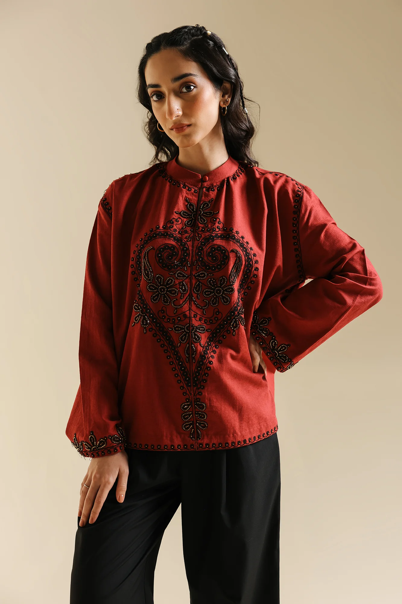 EMBROIDERED SHIRT (E0626/119/402) - Image 9