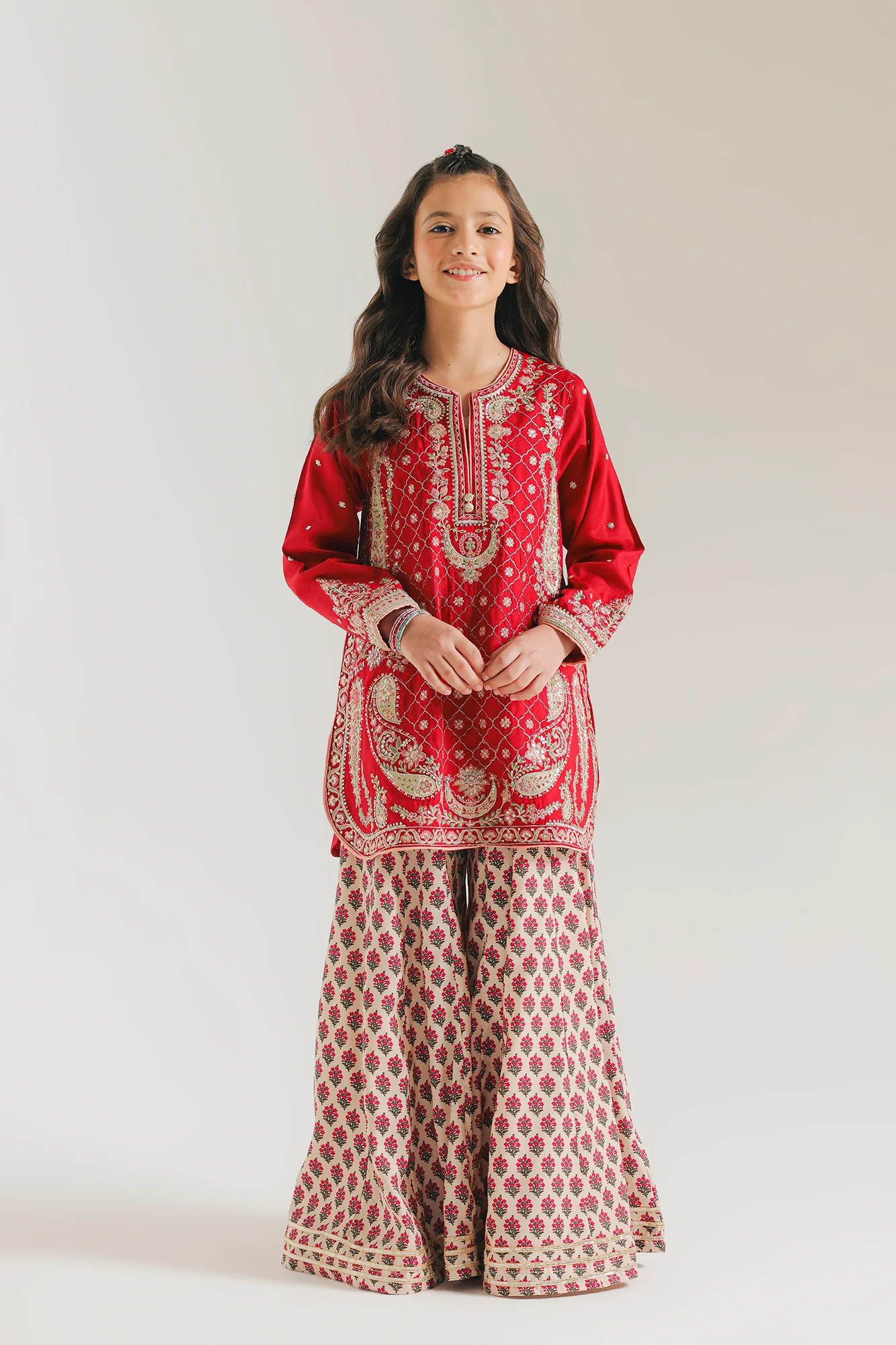 EMBROIDERED SUIT (E0807/404/301 E0807/304/301) - Image 2