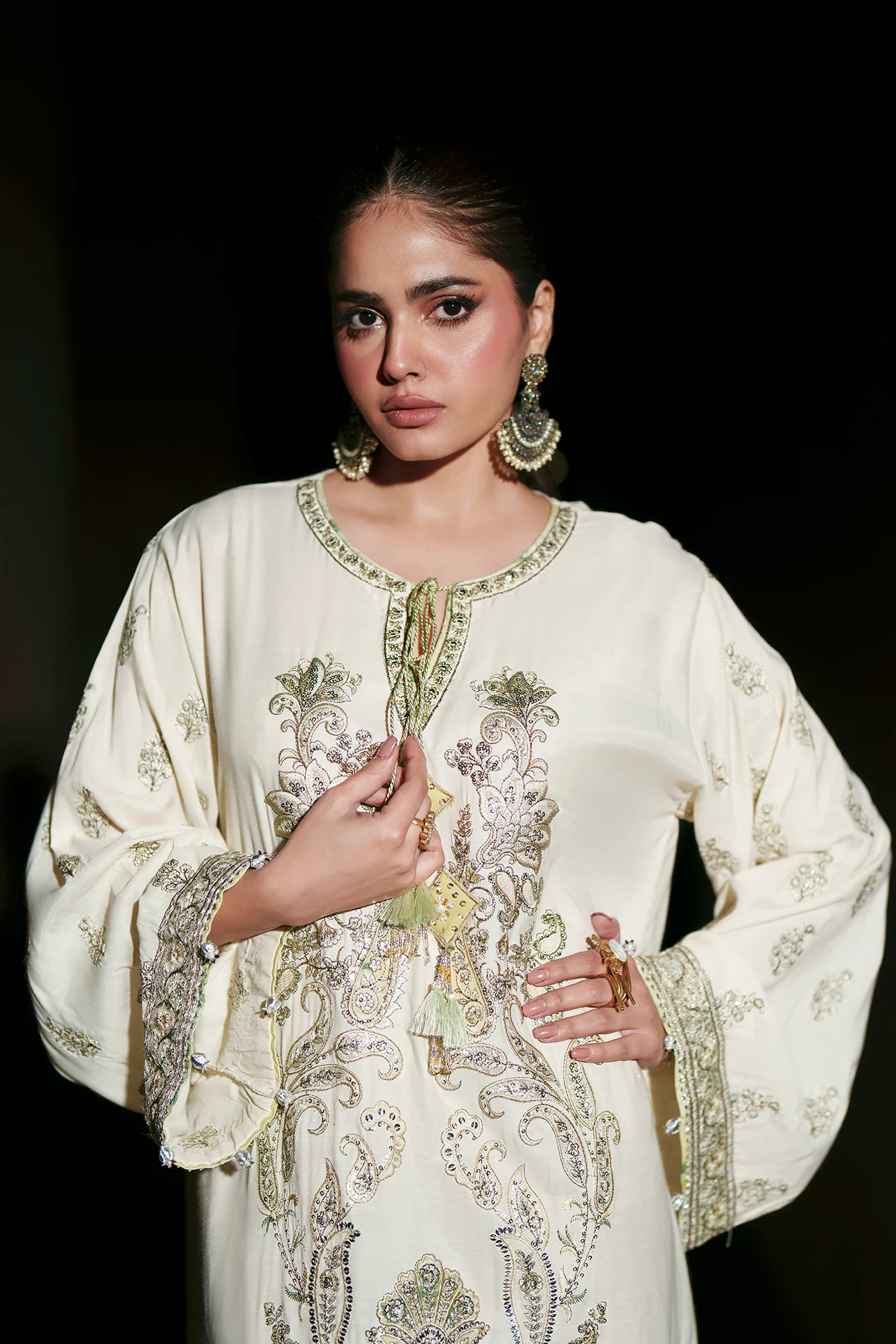EMBROIDERED KAFTAN (E1002/104/005) - Image 5