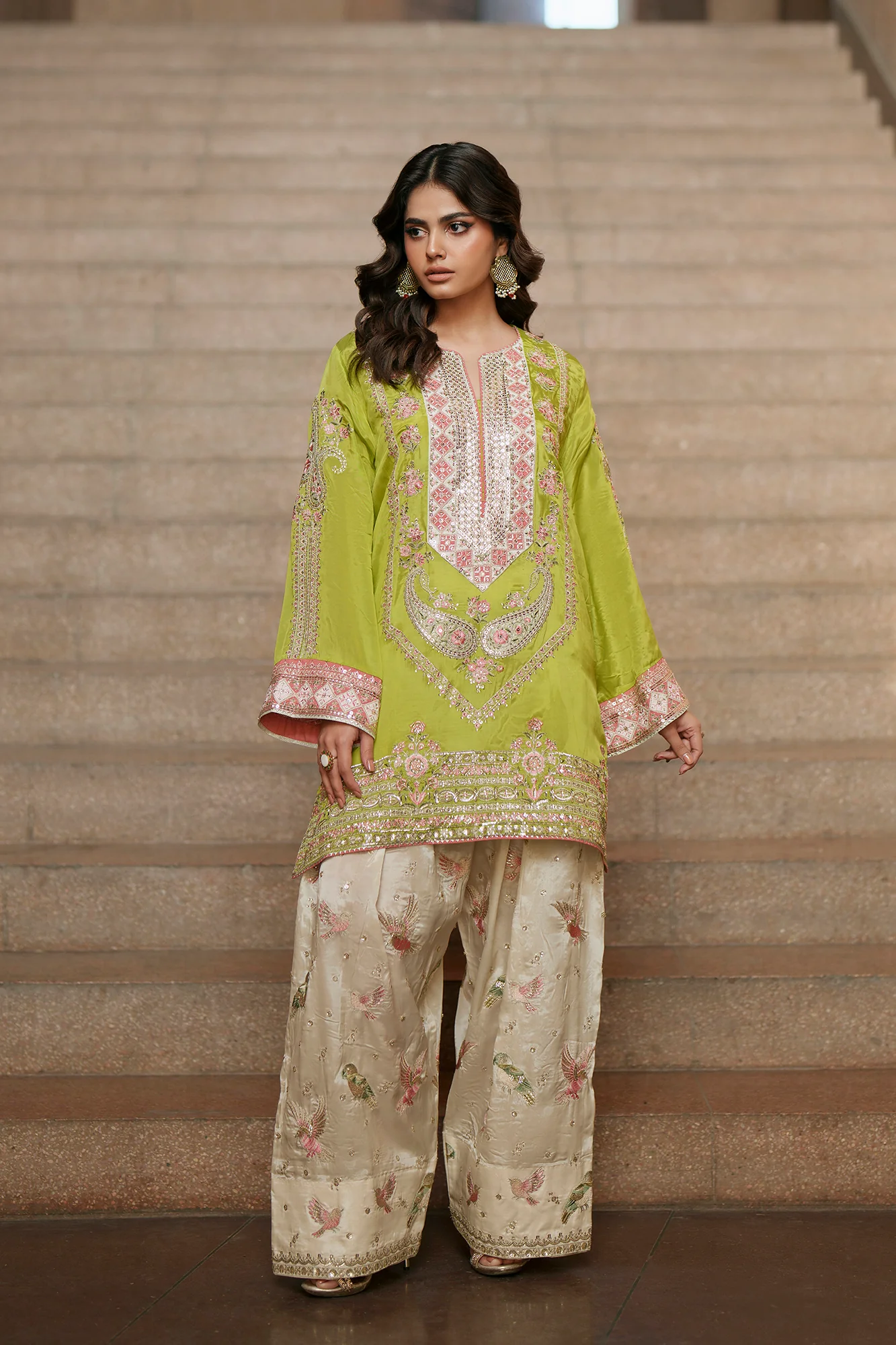 EMBROIDERED SUIT (E1025/104/123) - Image 3