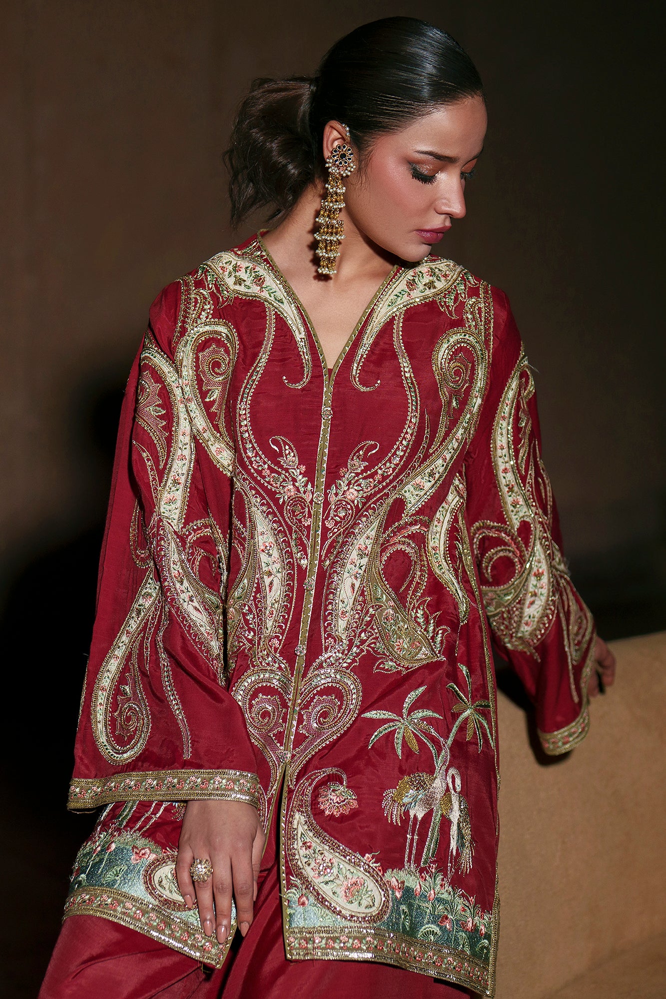 EMBROIDERED SUIT (E1033/104/416) - Image 4