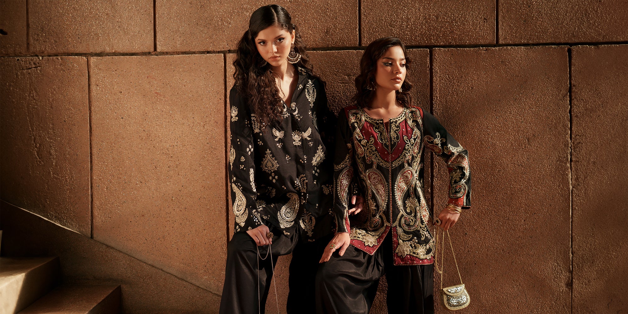 EMBROIDERED SUIT (E1043/104/902) - Image 9
