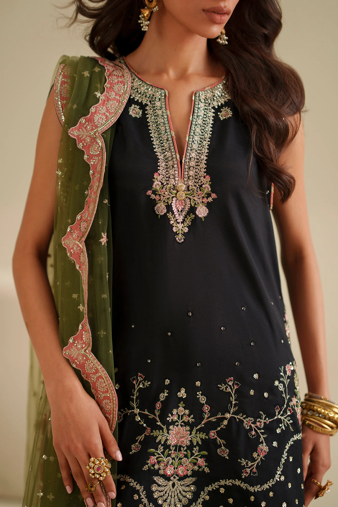 EMBROIDERED SUIT (E1057/104/902) - Image 5
