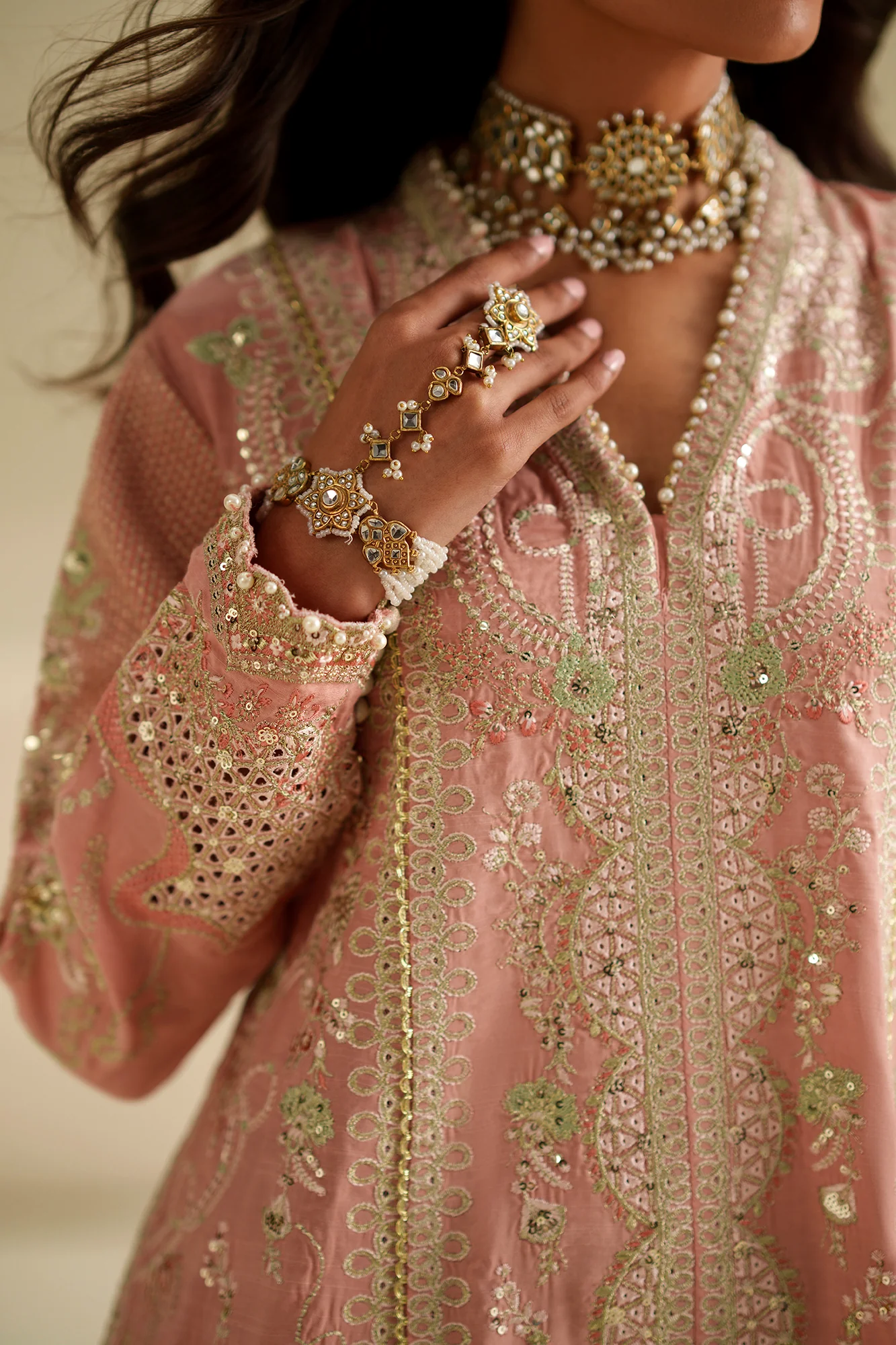 EMBROIDERED SUIT (E1081/104/315) - Image 5