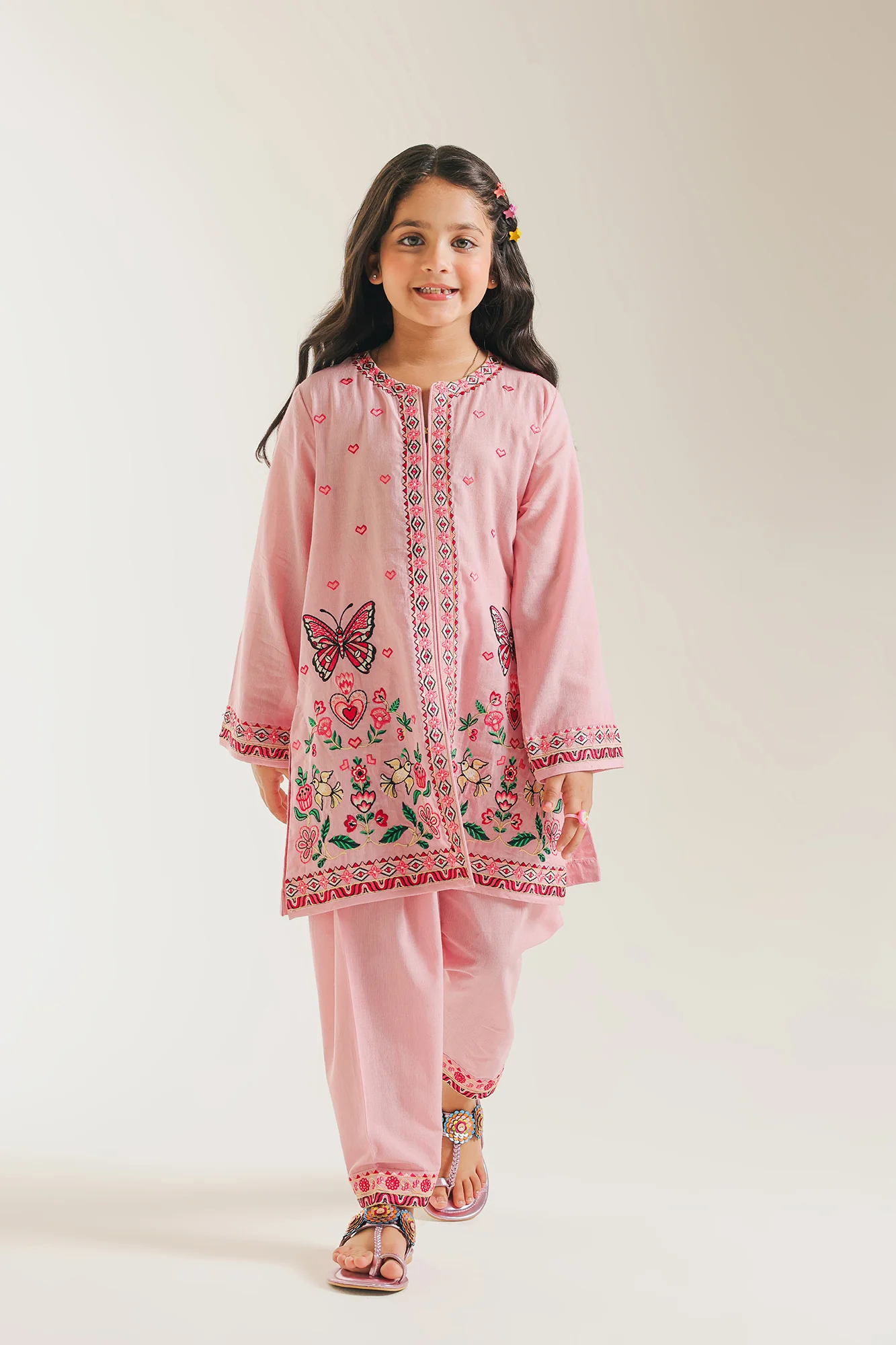 EMBROIDERED SUIT (E1033/402/425 E1033/302/425) - Image 2