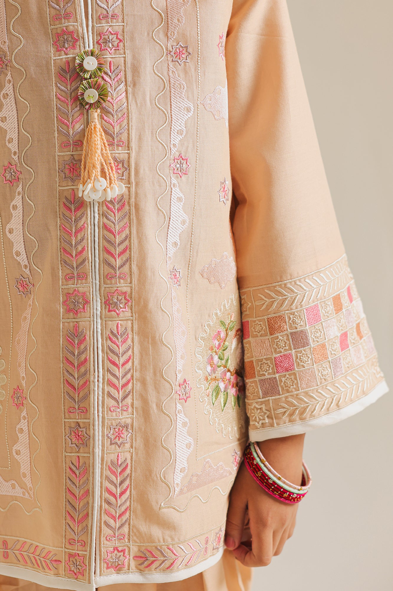 EMBROIDERED SUIT (E1052/402/808 E1052/302/808) - Image 5