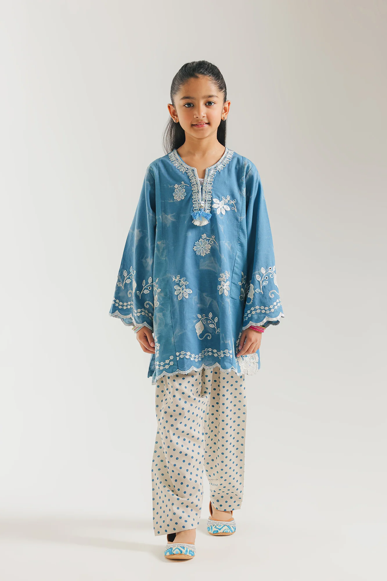 EMBROIDERED SUIT (E1336/402/631 E1336/302/631) - Image 3