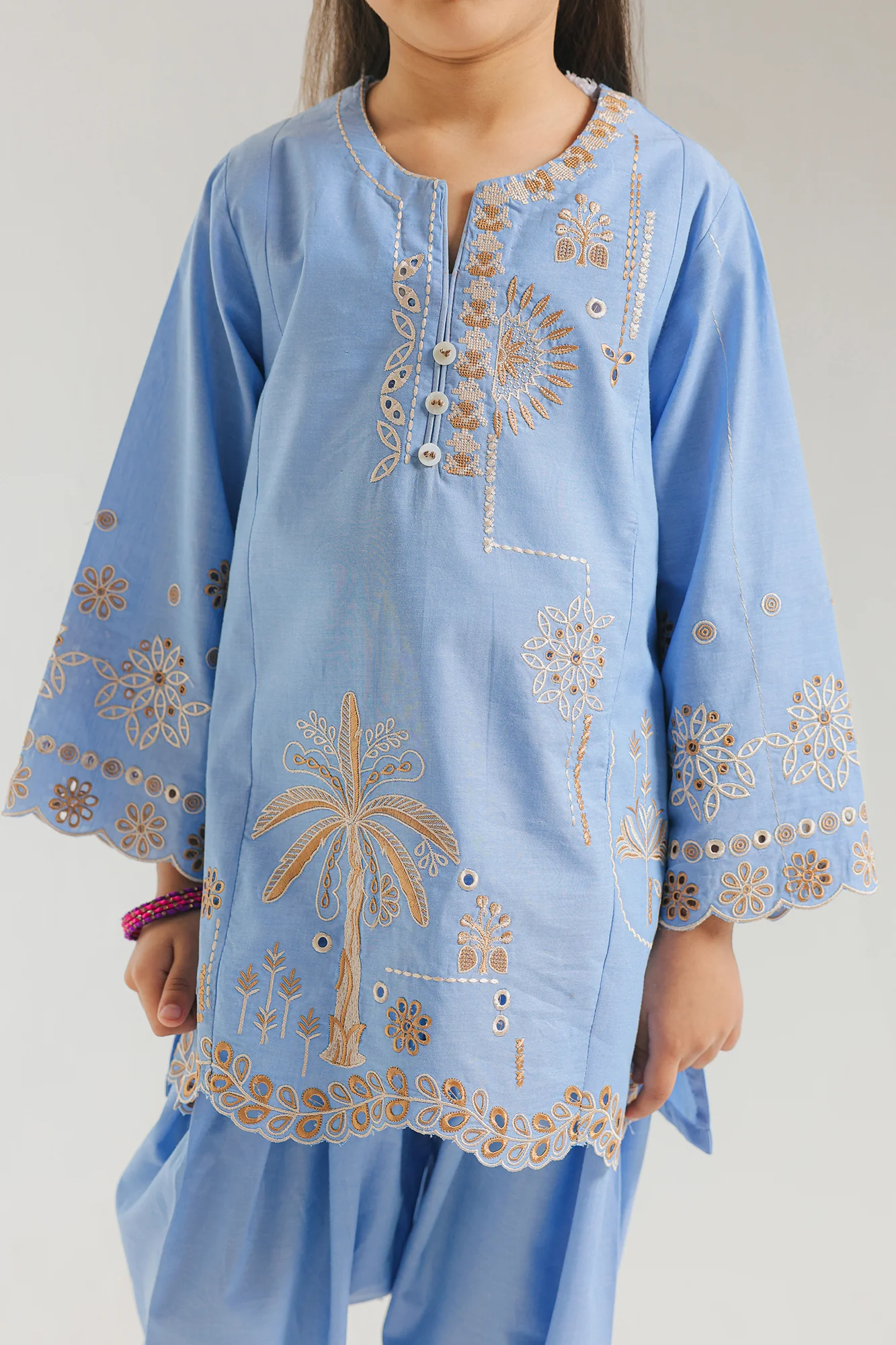 EMBROIDERED SUIT (E1507/402/631 E1507/302/631) - Image 5