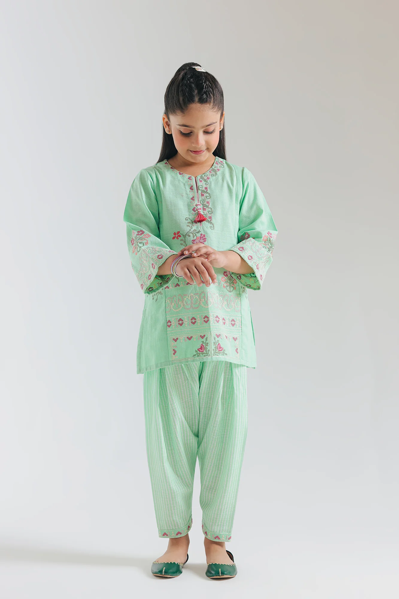 EMBROIDERED SUIT (E1518/402/718 E1518/302/718) - Image 3