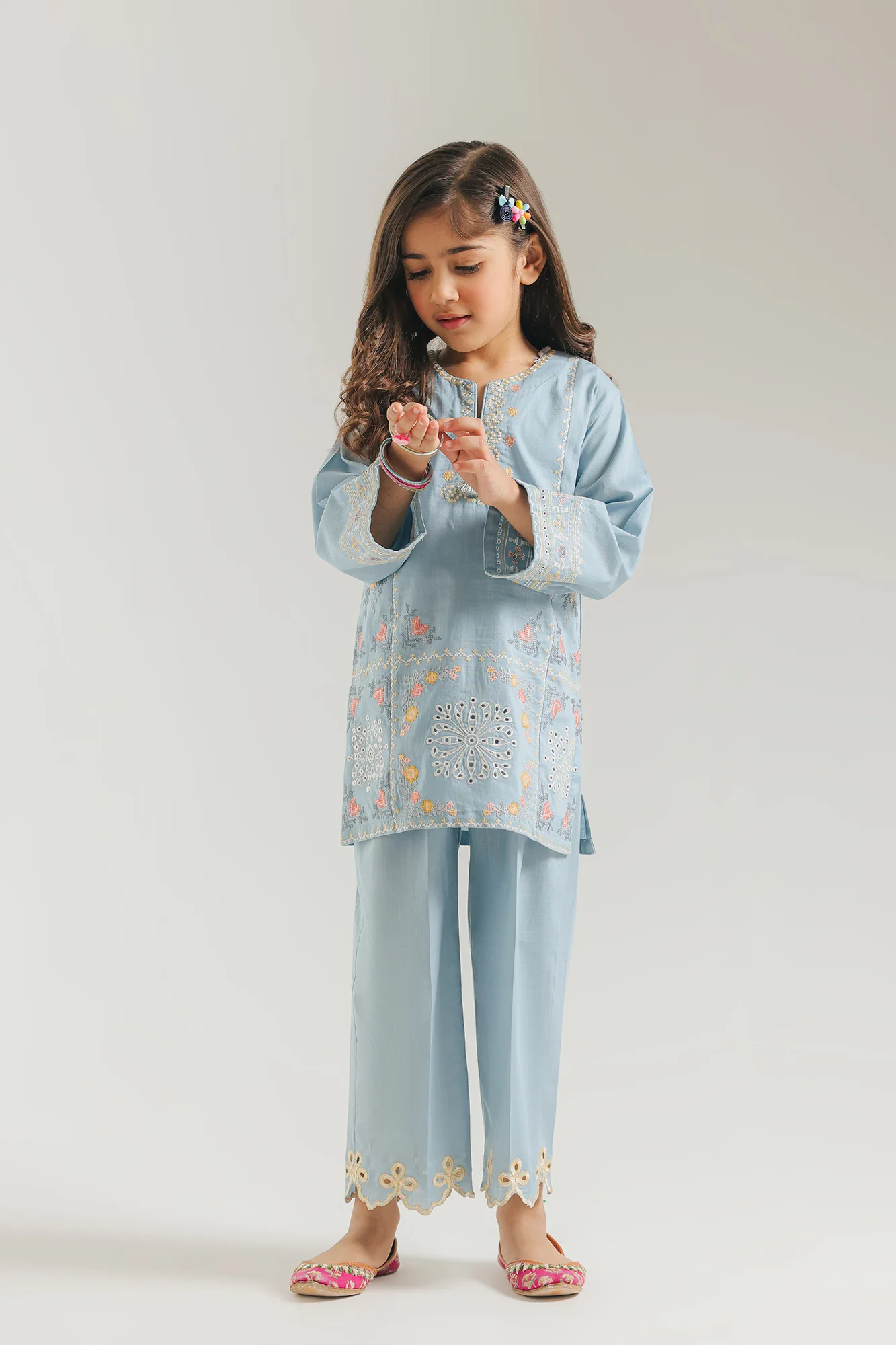 EMBROIDERED SUIT (E1532/402/722 E1532/302/722) - Image 3