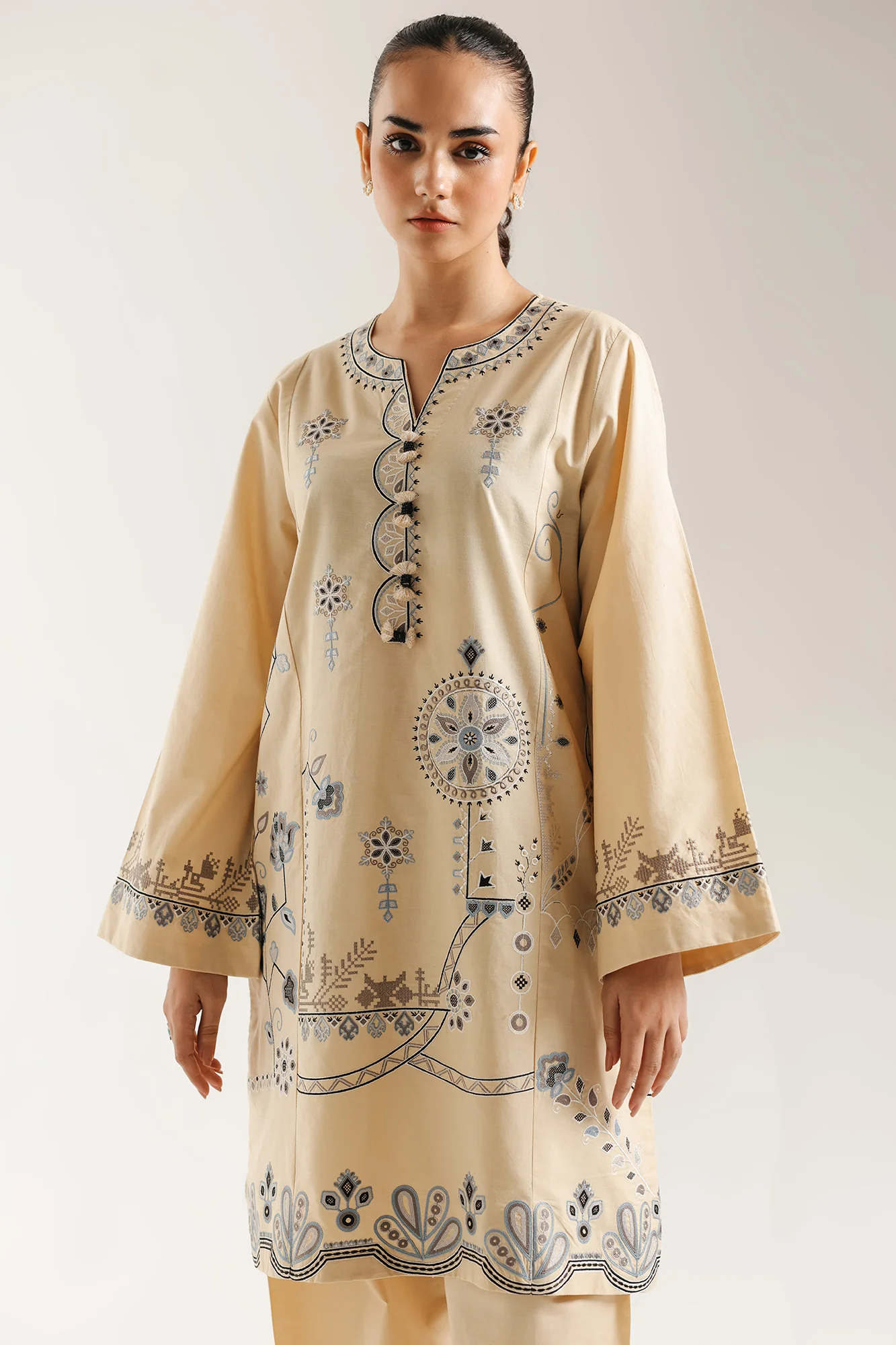 EMBROIDERED SUIT (E7012/102/112) - Image 4