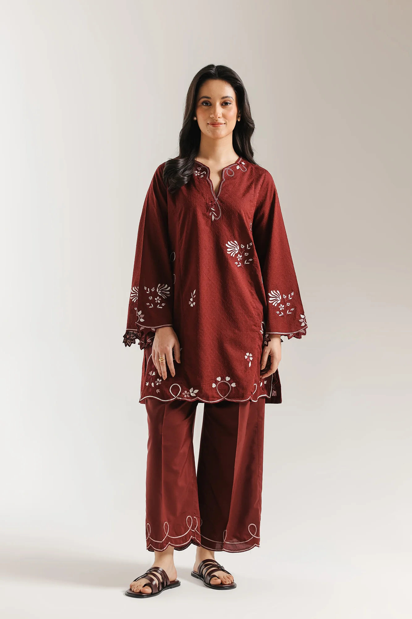 EMBROIDERED SUIT (E7760/102/415) - Image 2