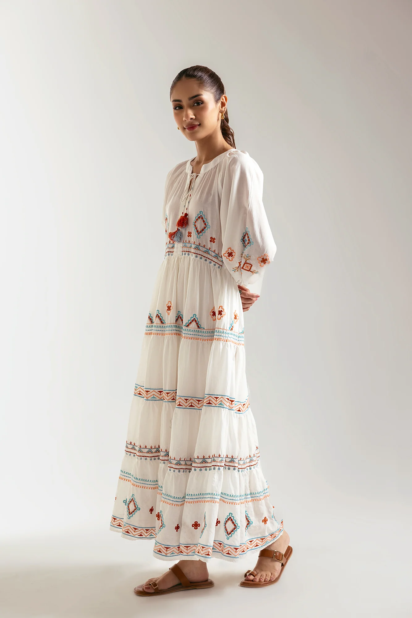 EMBROIDERED DRESS (E0550/101/001) - Image 3