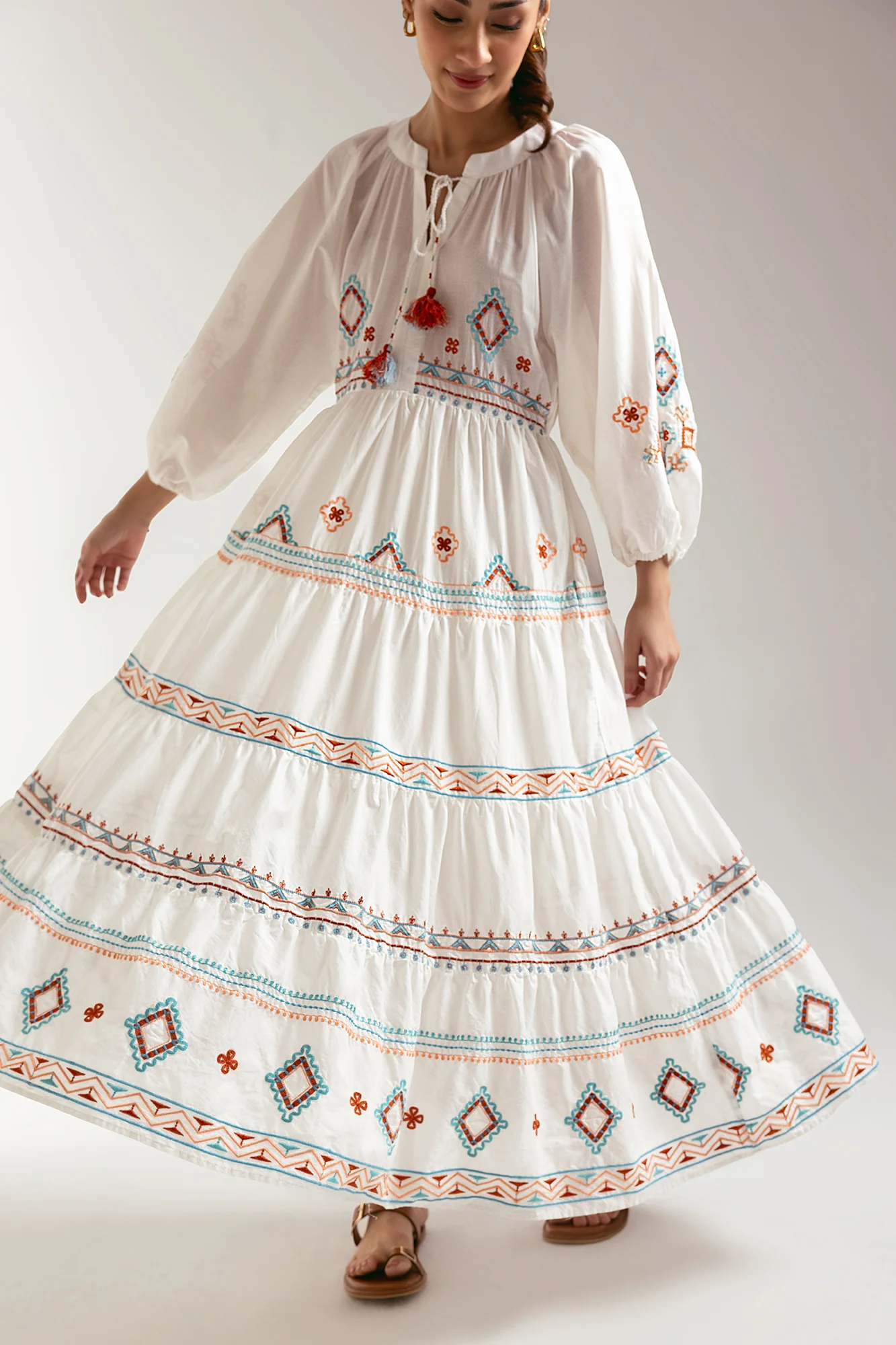 EMBROIDERED DRESS (E0550/101/001) - Image 6