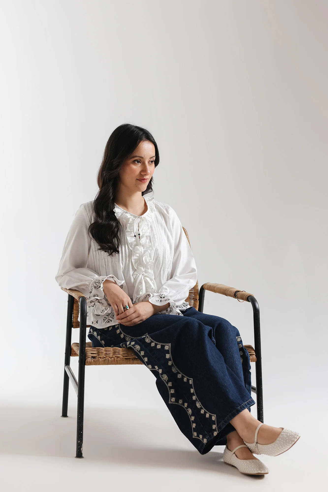 EMBROIDERED SHIRT (E1002/101/001) - Image 5