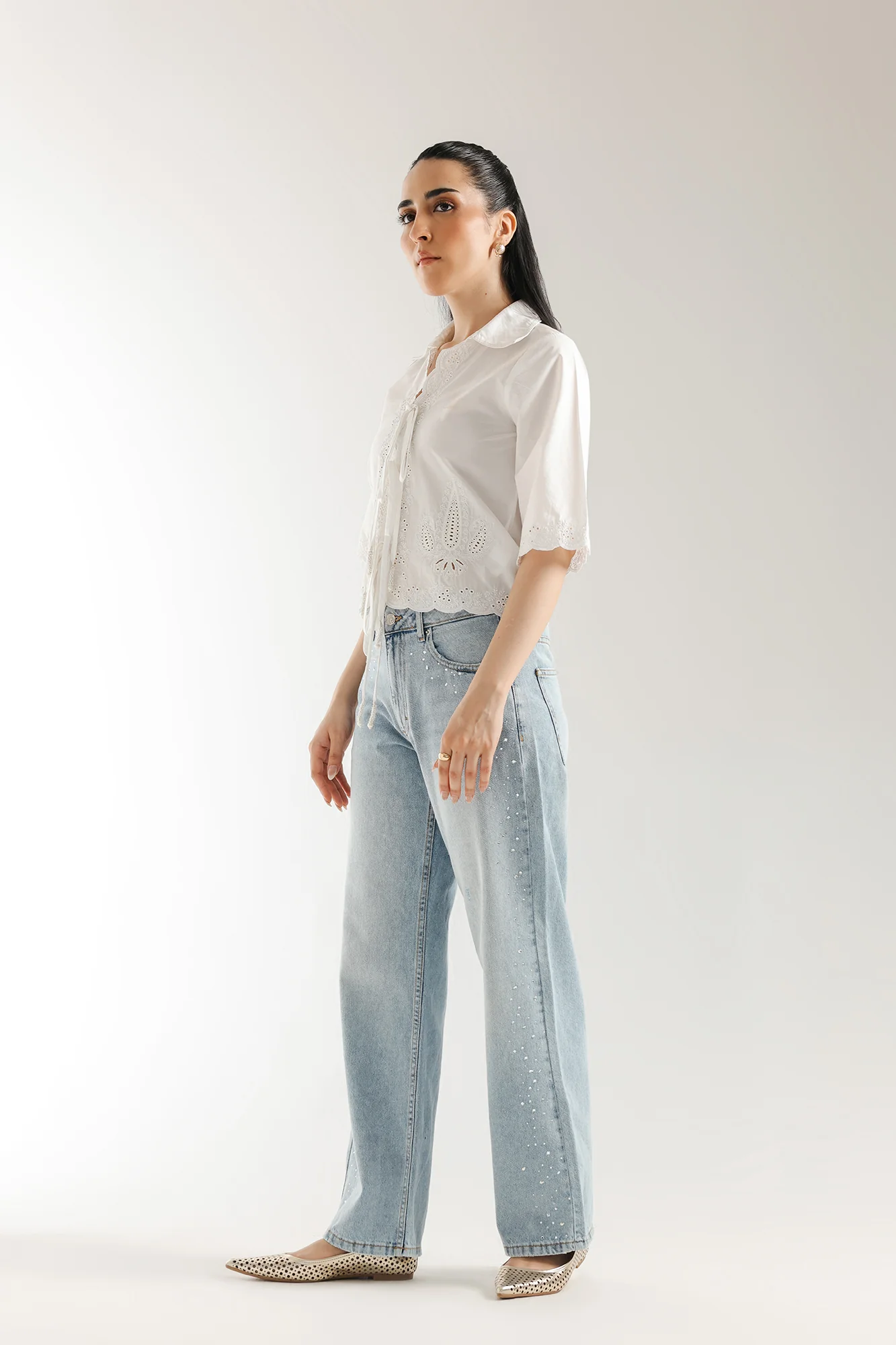 EMBROIDERED SHIRT (E0551/101/001) - Image 3