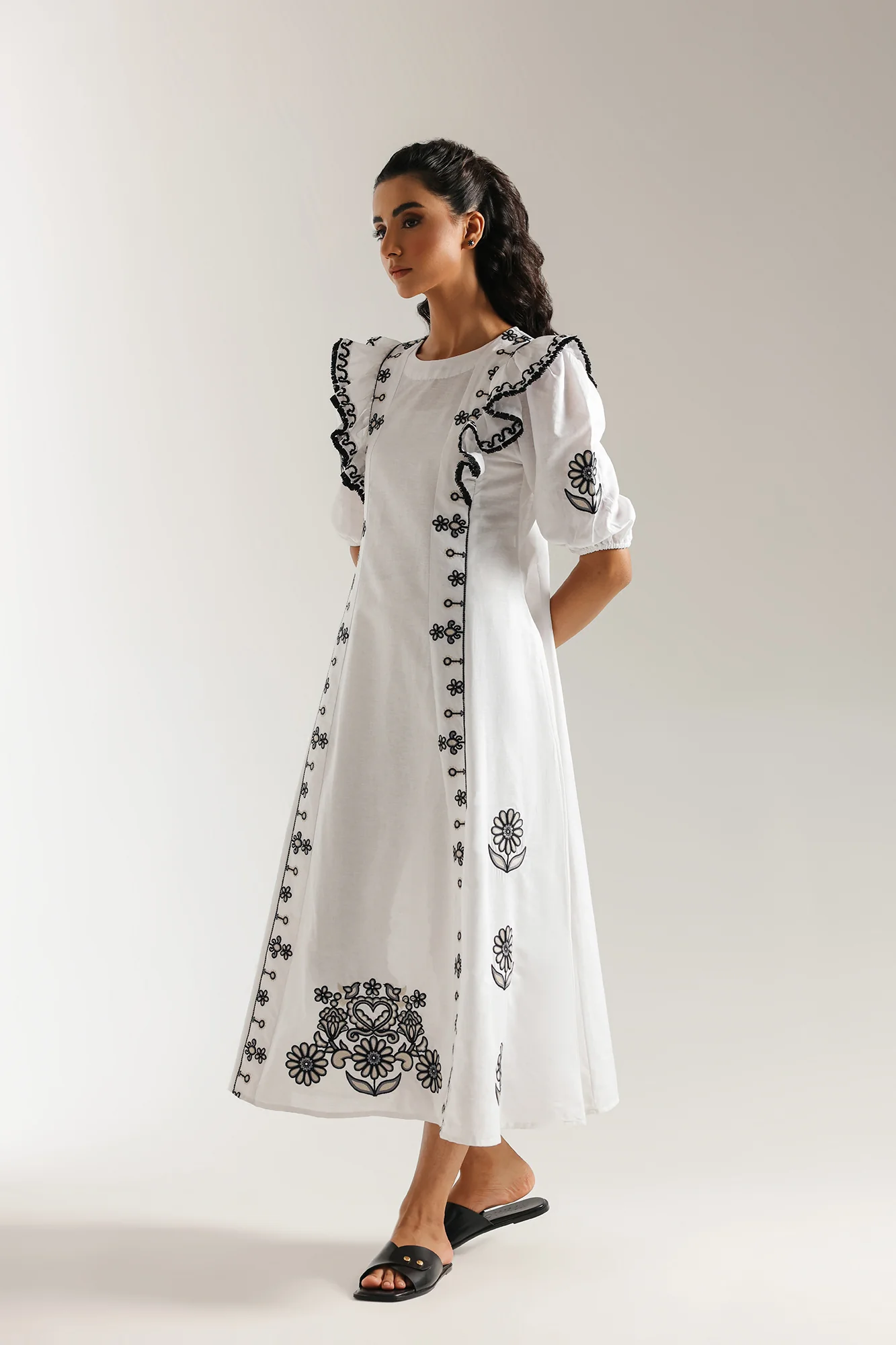 EMBROIDERED DRESS (E0544/101/001) - Image 2