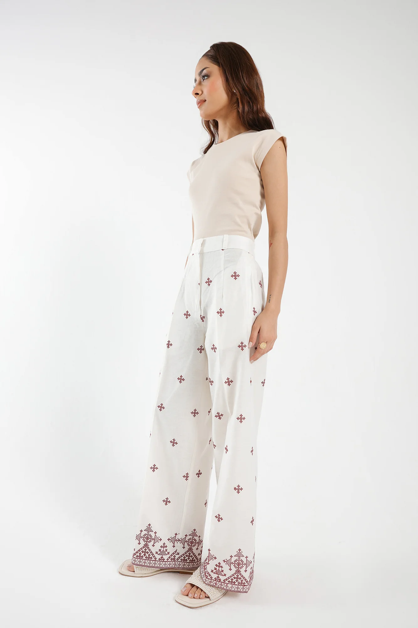 EMBROIDERED TROUSER (E0421/101/001) - Image 3