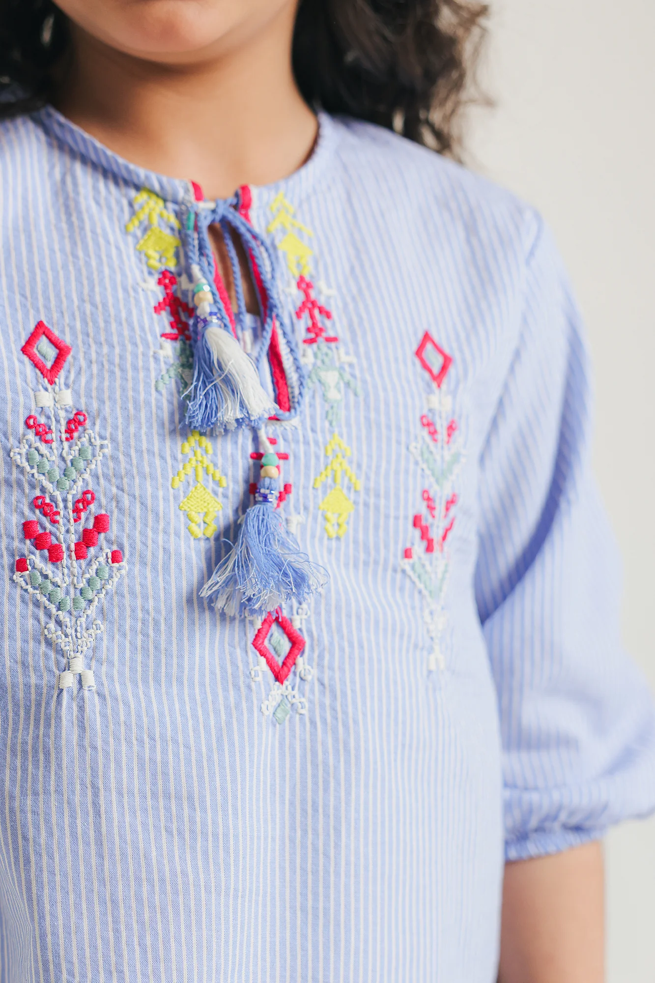 EMBROIDERED TOP (E1475/401/630) - Image 3