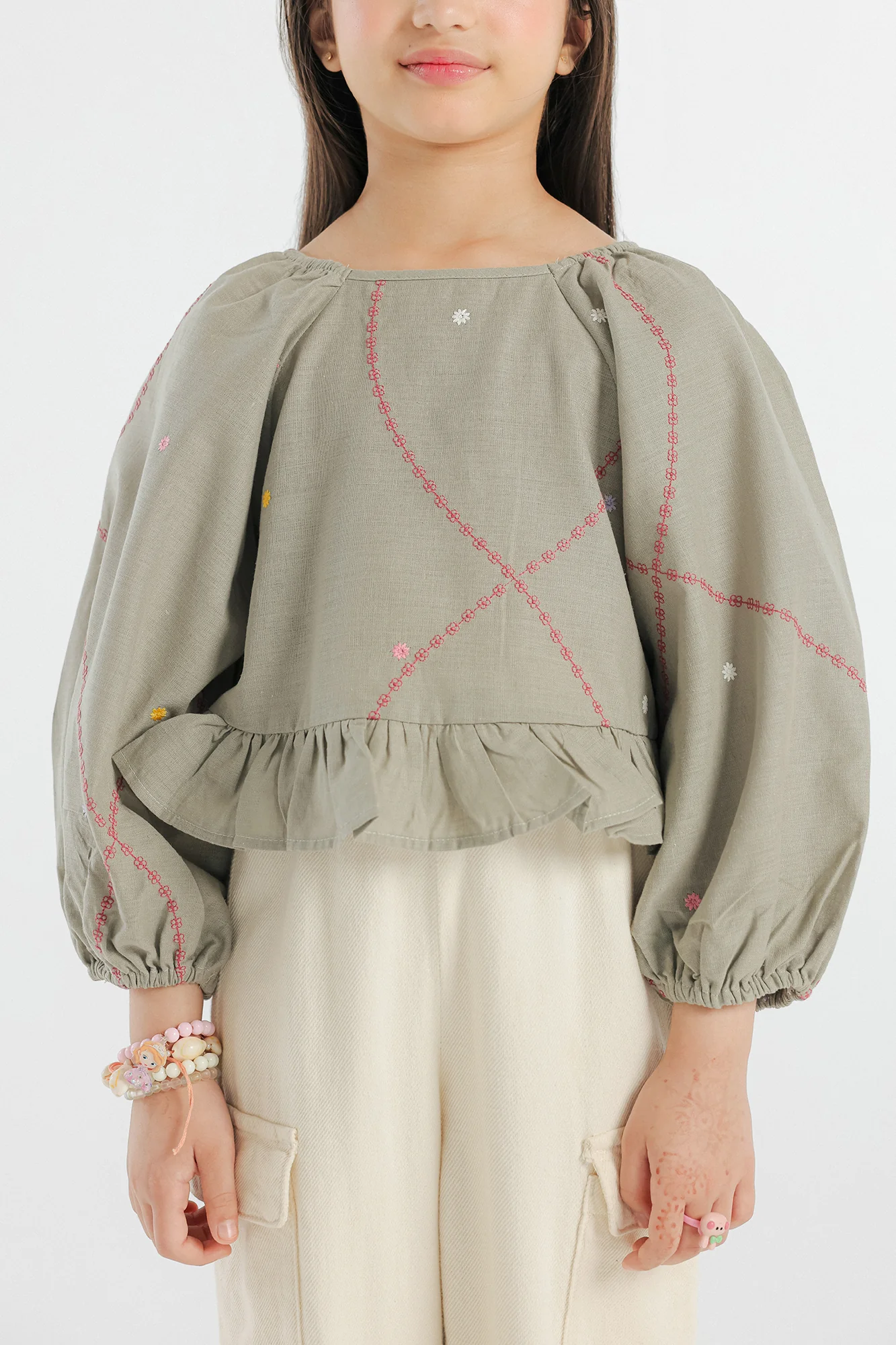 EMBROIDERED TOP (E1044/401/119) - Image 3