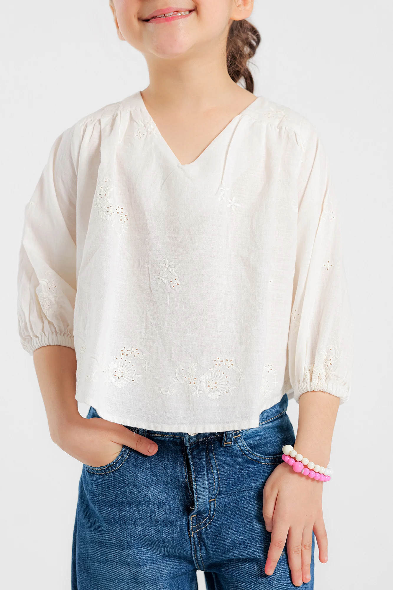EMBROIDERED TOP (E1060/401/002) - Image 3