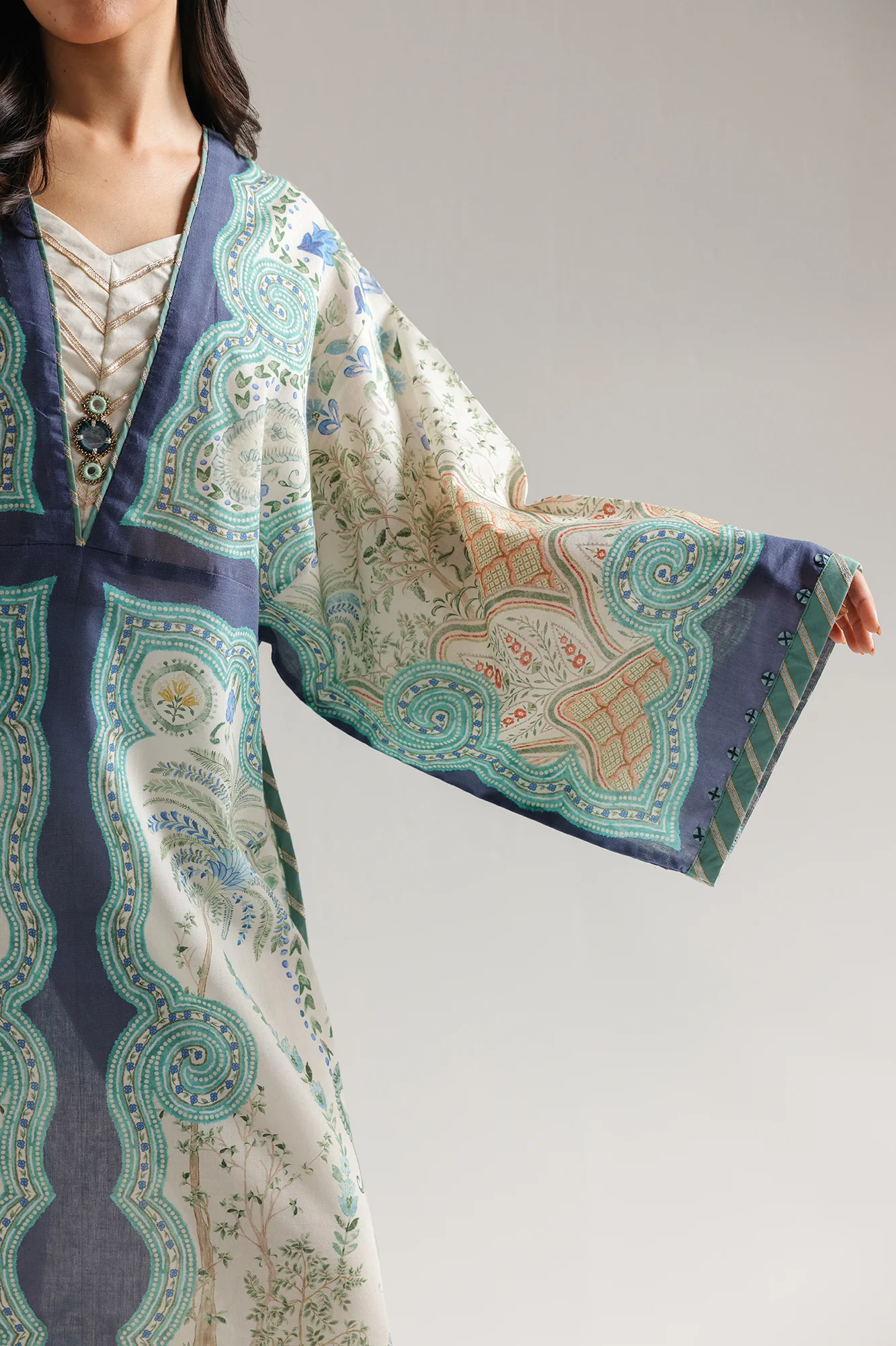 PRINTED KAFTAN (E4175/103/003) - Image 5