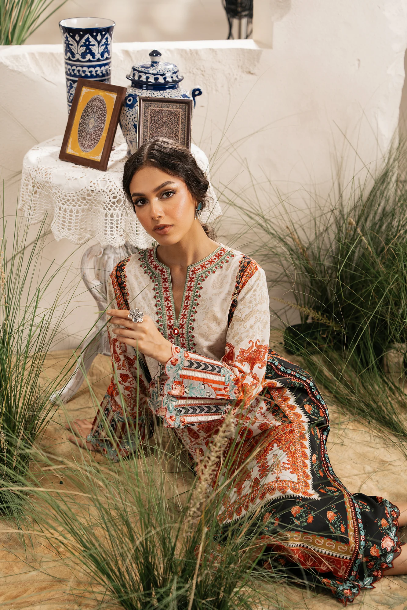 EMBROIDERED SUIT (E3470/103/003) - Image 7