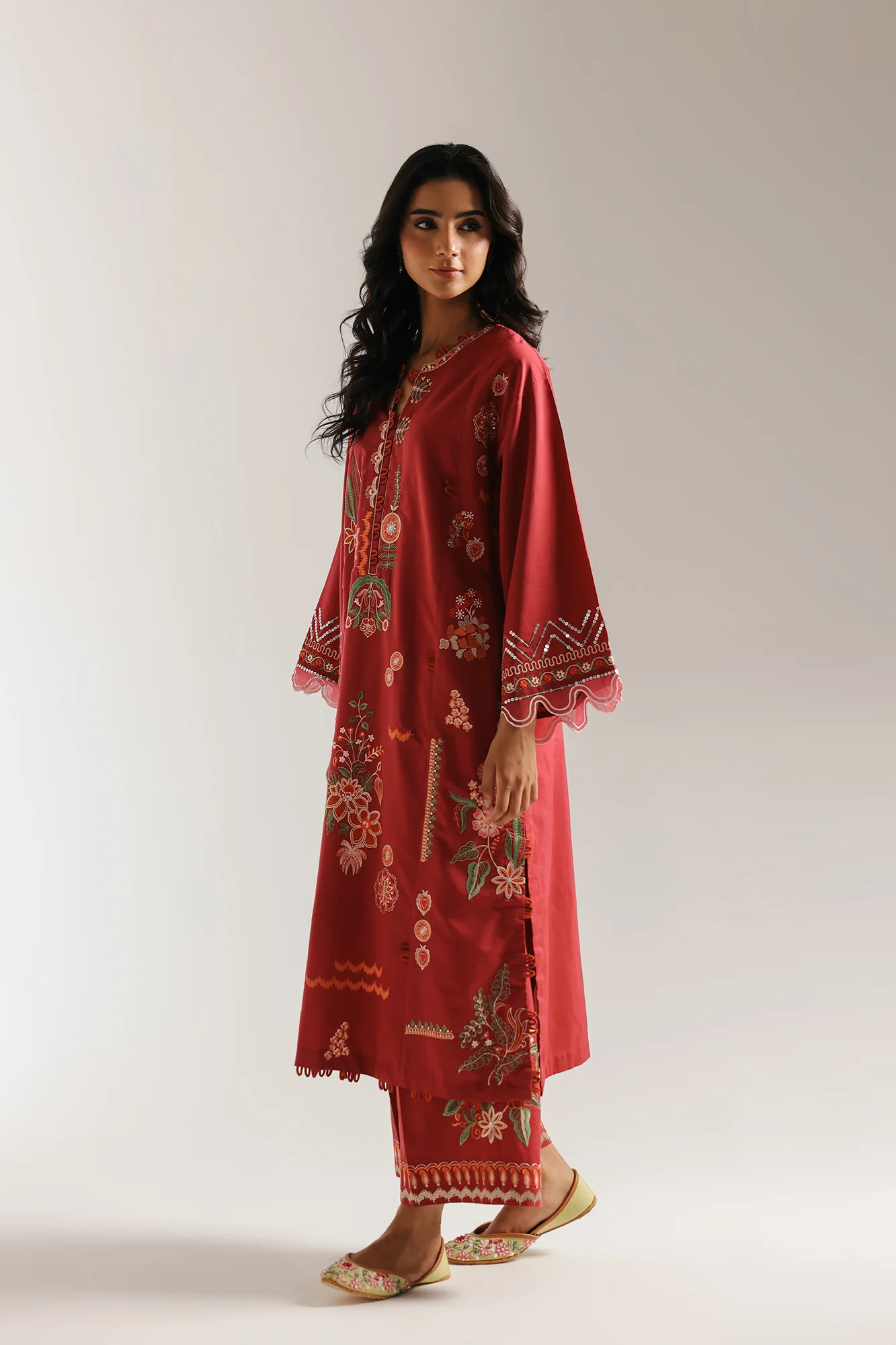 EMBROIDERED SUIT (E3472/103/405) - Image 5