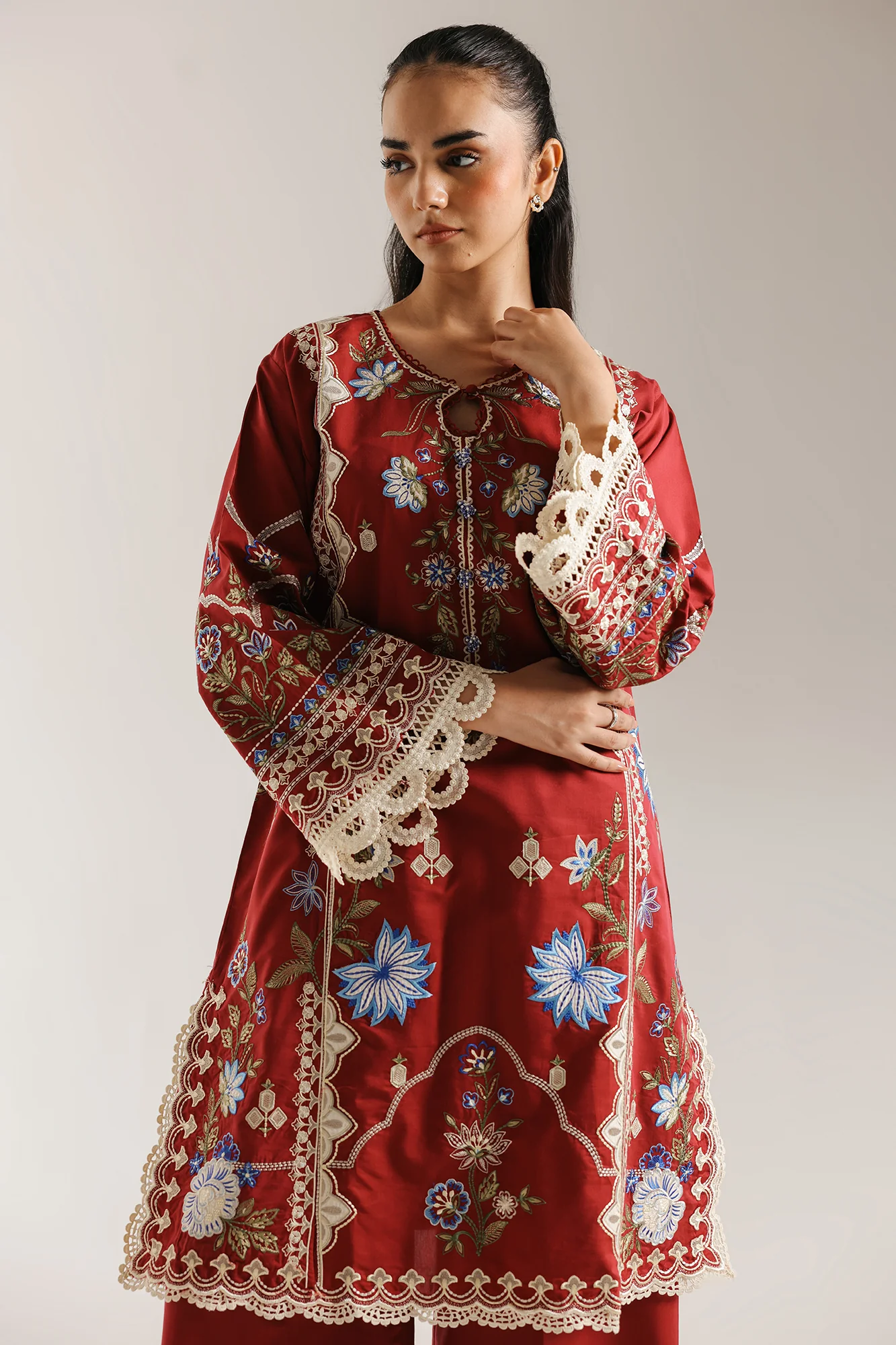EMBROIDERED SUIT (E3618/103/305) - Image 4