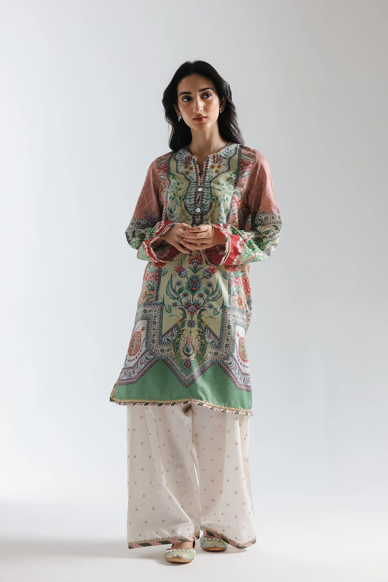 EMBROIDERED SUIT (E3640/103/719) - Image 2