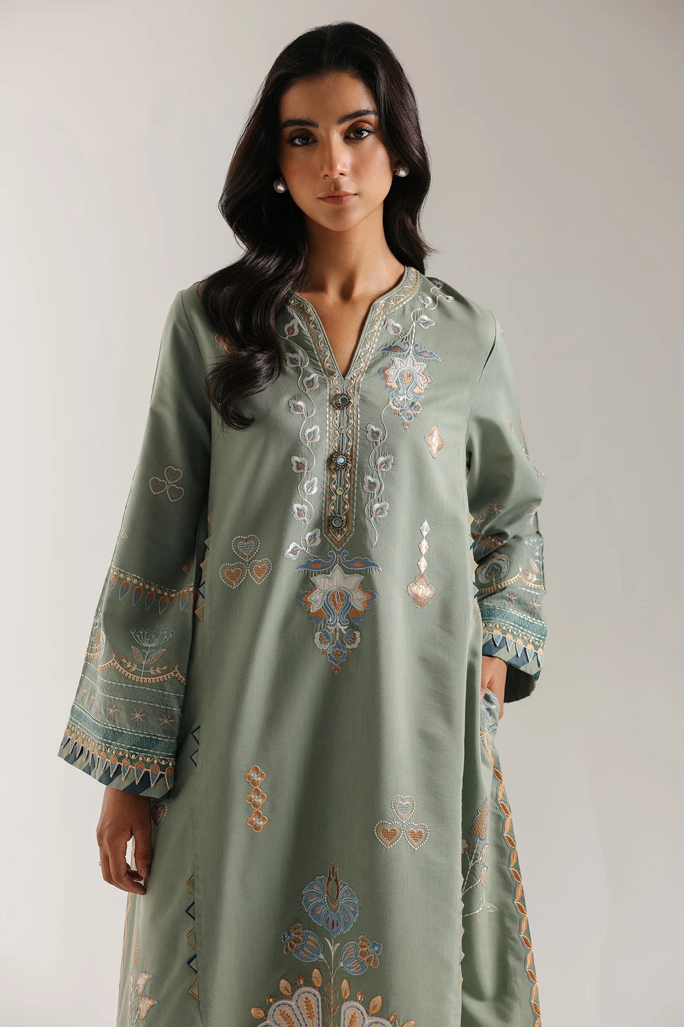 EMBROIDERED SUIT (E3663/103/714) - Image 5