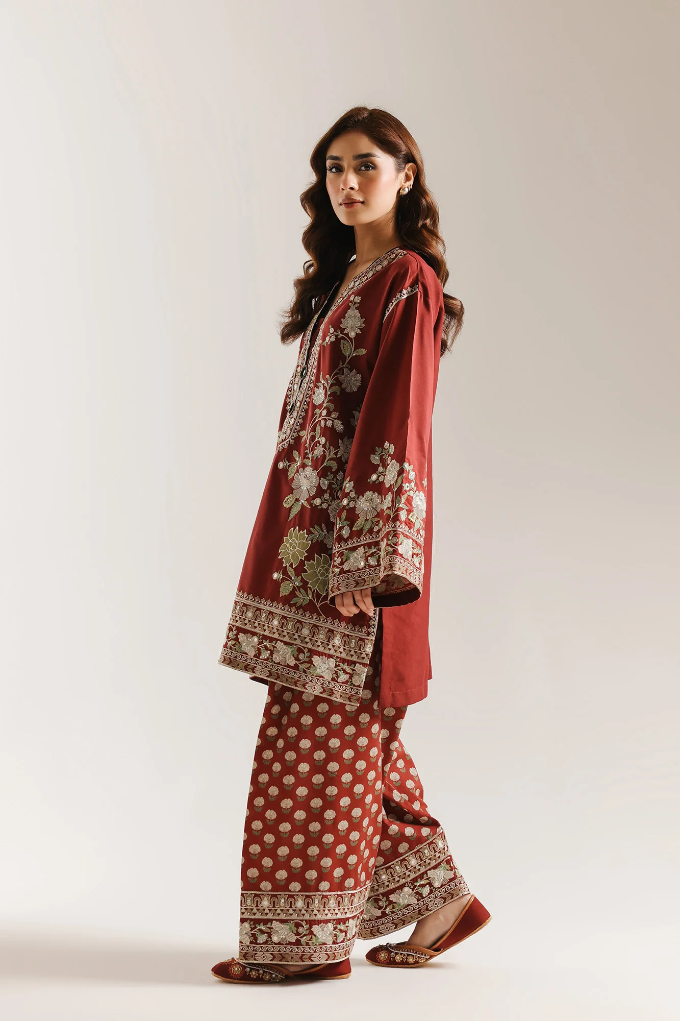 EMBROIDERED SUIT (E4059/103/414) - Image 3
