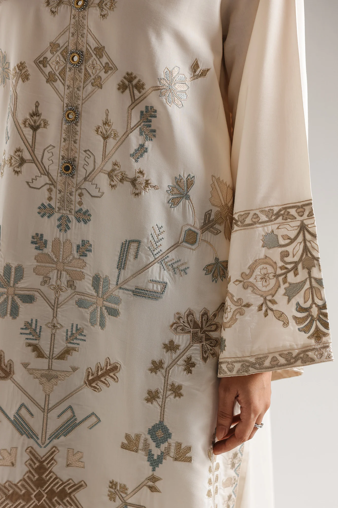 EMBROIDERED SUIT (E4081/103/817) - Image 6