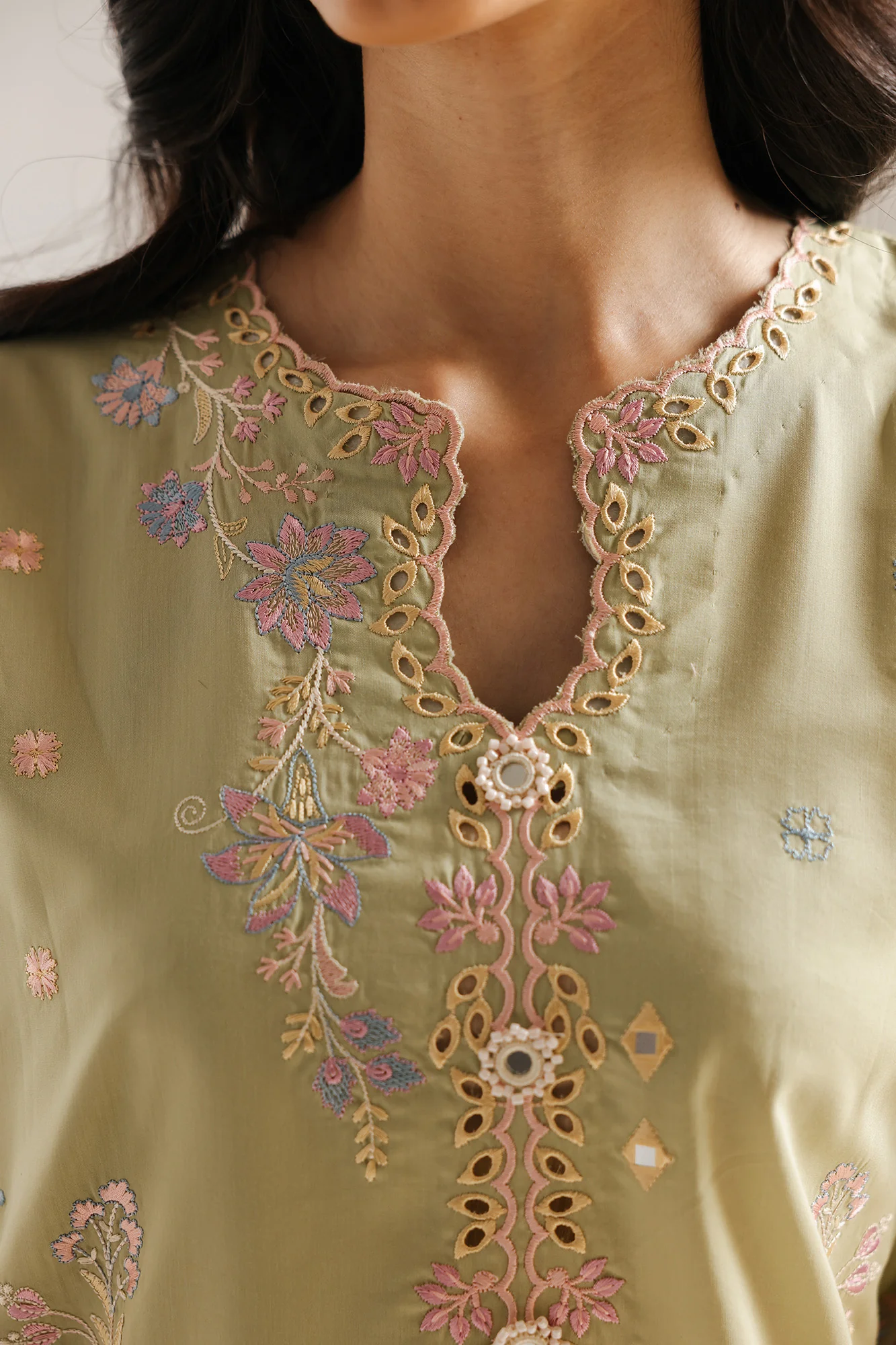 EMBROIDERED SUIT (E4167/103/130) - Image 6