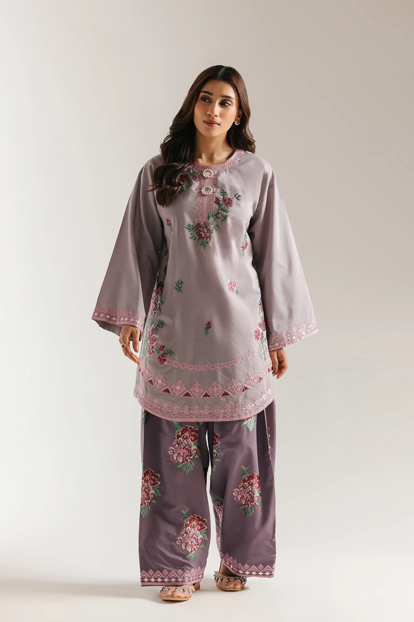 EMBROIDERED SUIT (E4228/103/513) - Image 7
