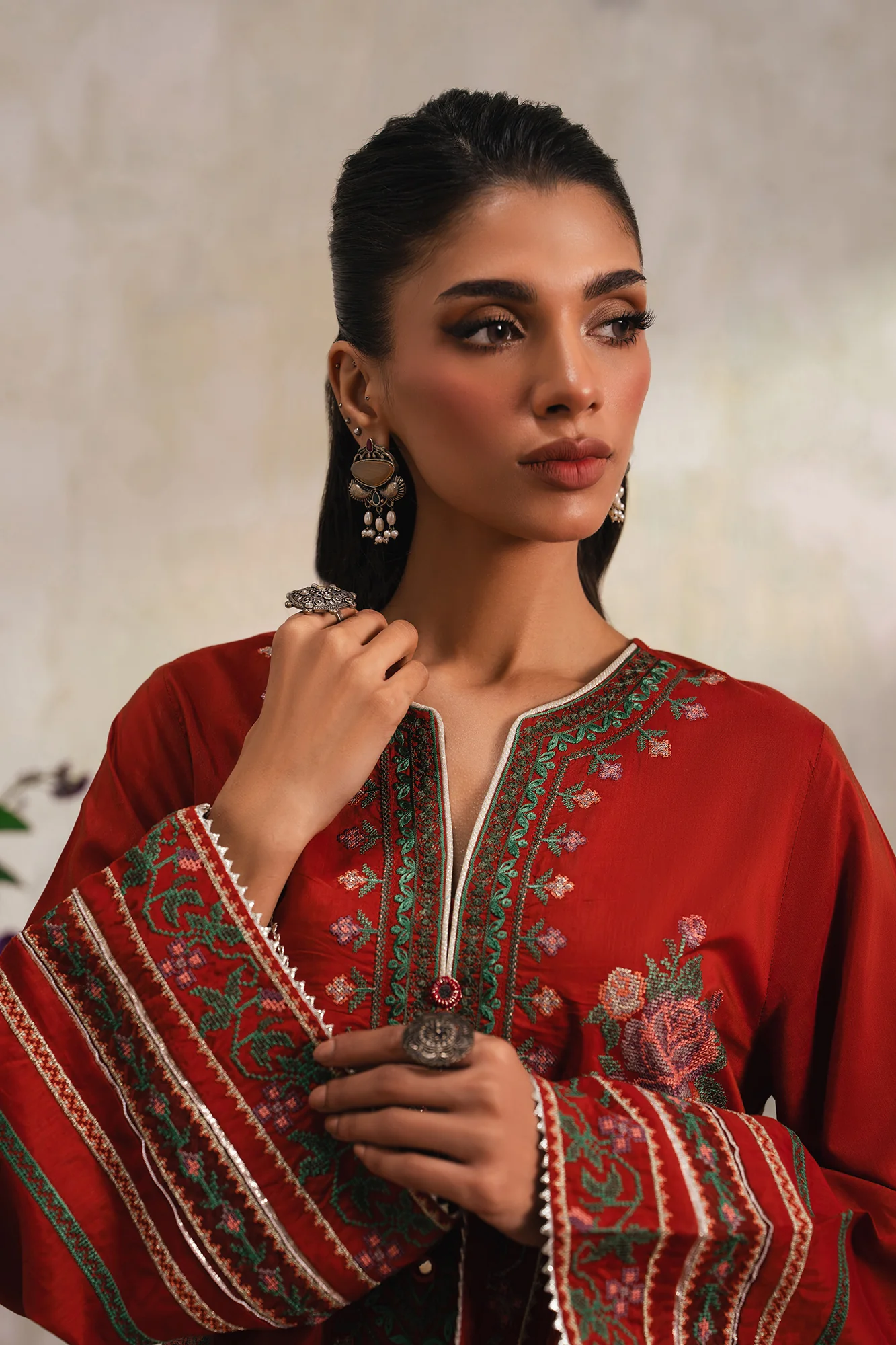 EMBROIDERED SUIT (E4245/103/209) - Image 4