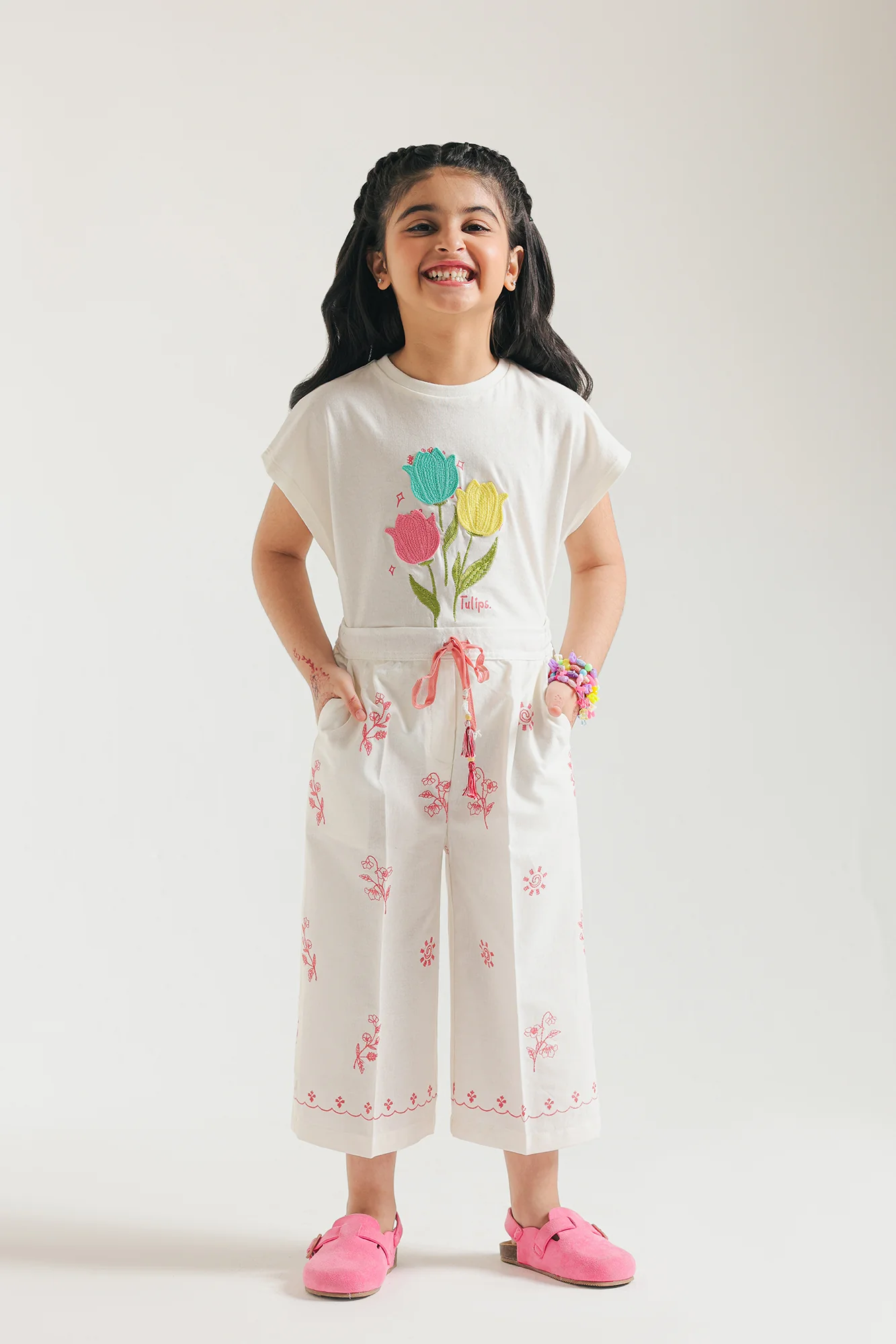 EMBROIDERED TROUSER (E1636/301/002) - Image 2