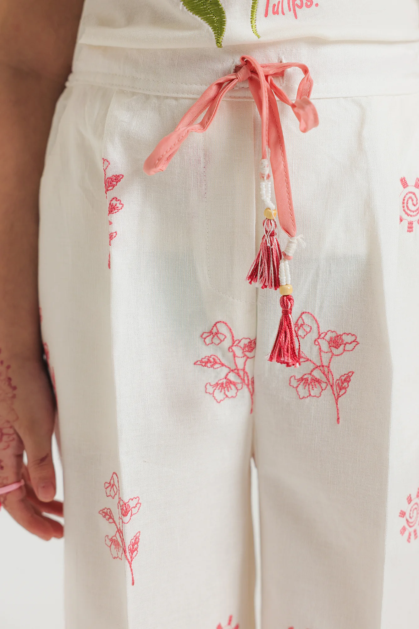 EMBROIDERED TROUSER (E1636/301/002) - Image 4