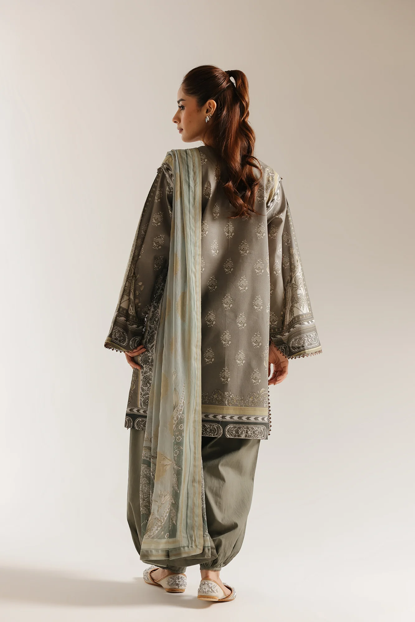 EMBROIDERED SUIT (E1006/203/119) - Image 3