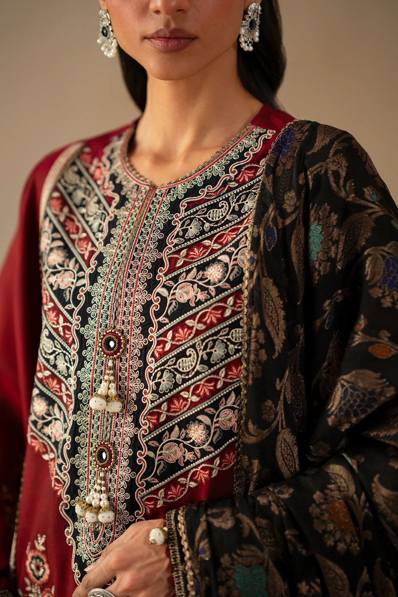 EMBROIDERED SUIT (E0793/203/305) - Image 7