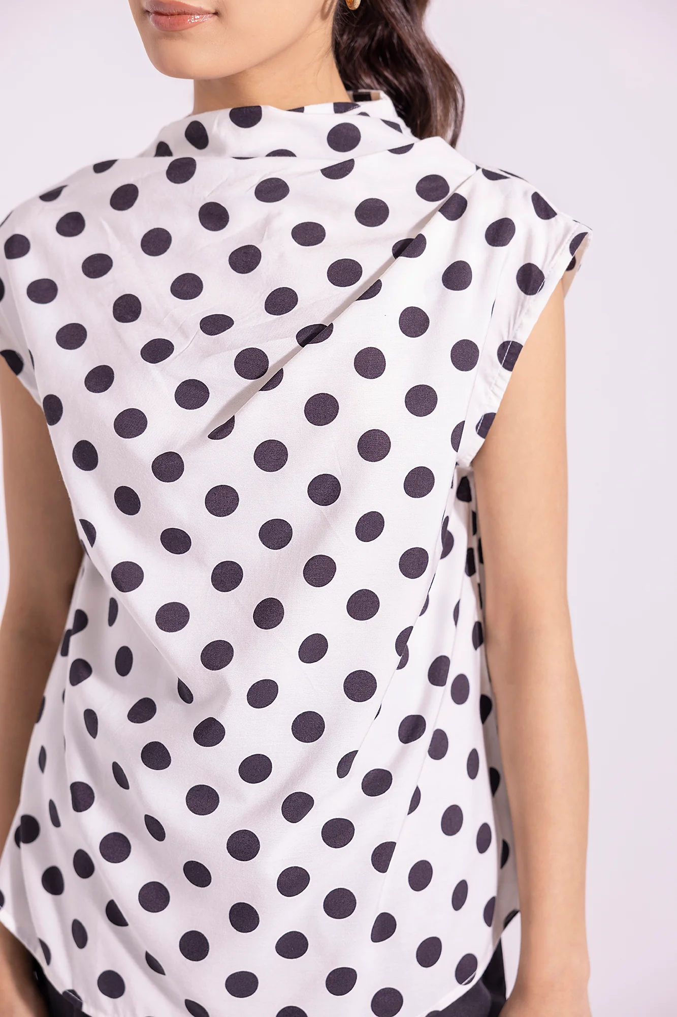 PRINTED POLKA DOTS TOP (E1259/108/001) - Image 2