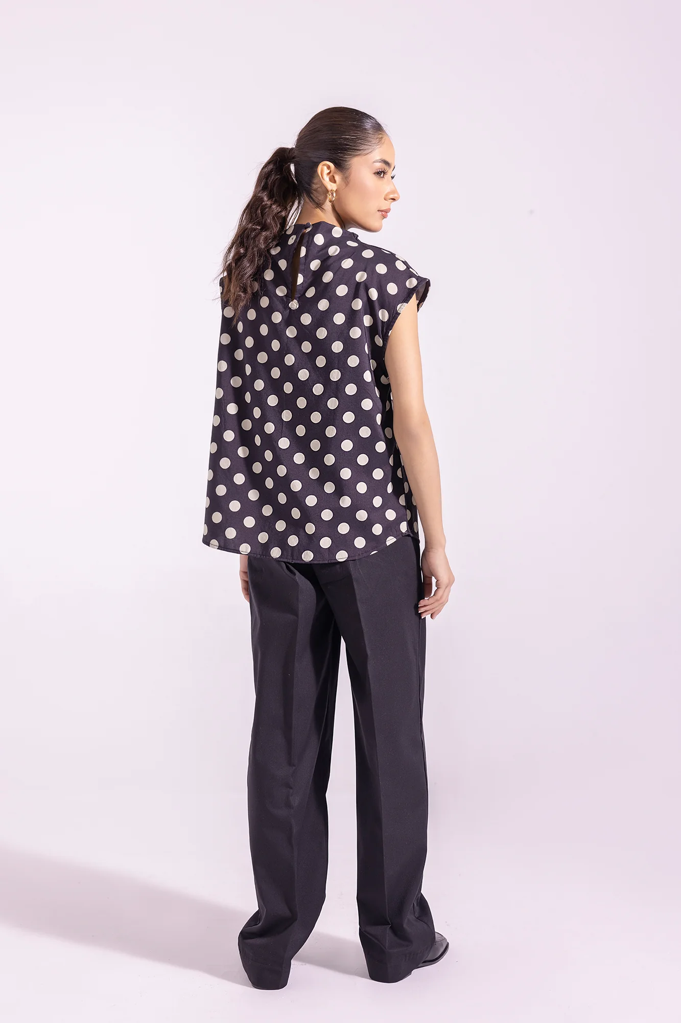PRINTED POLKA DOTS TOP (E1259/108/901) - Image 2