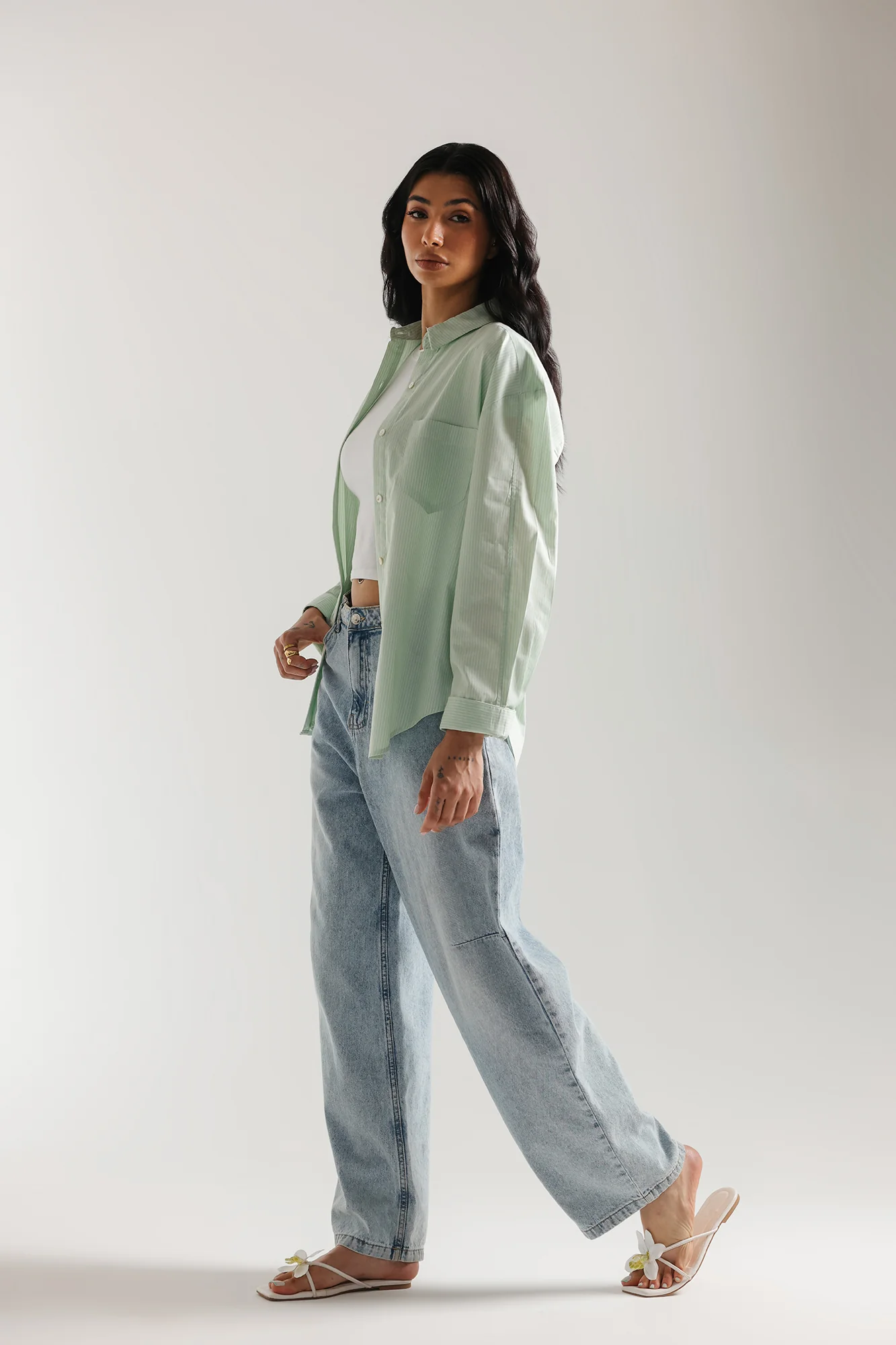 BUTTON DOWN SHIRT (E3411/108/130) - Image 3