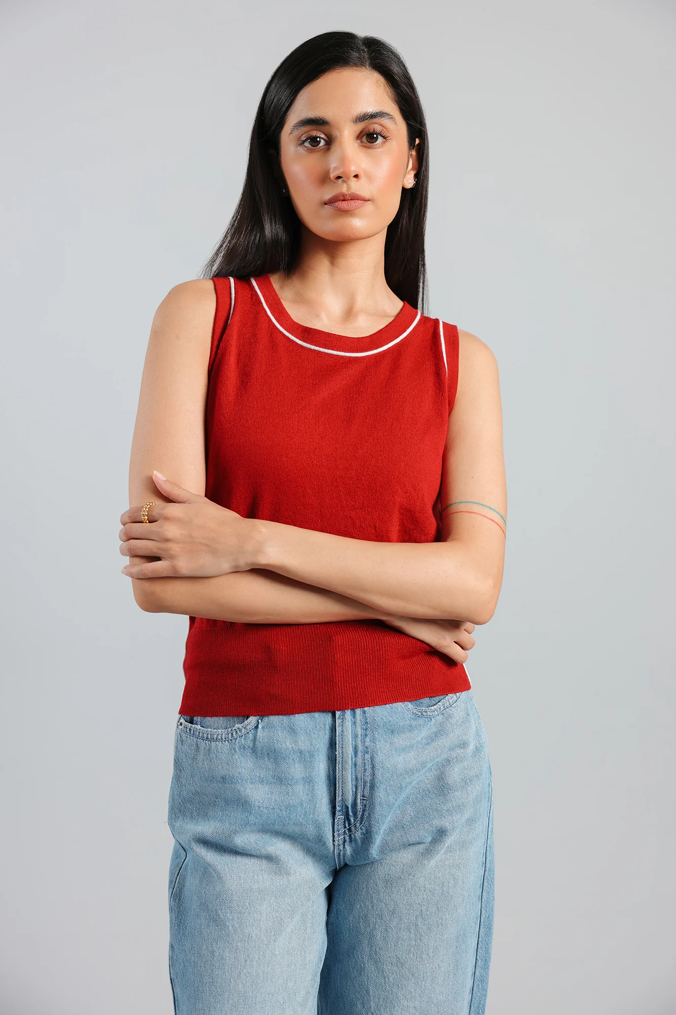 SLEEVELESS SWEATER (E2058/108/306) - Image 4