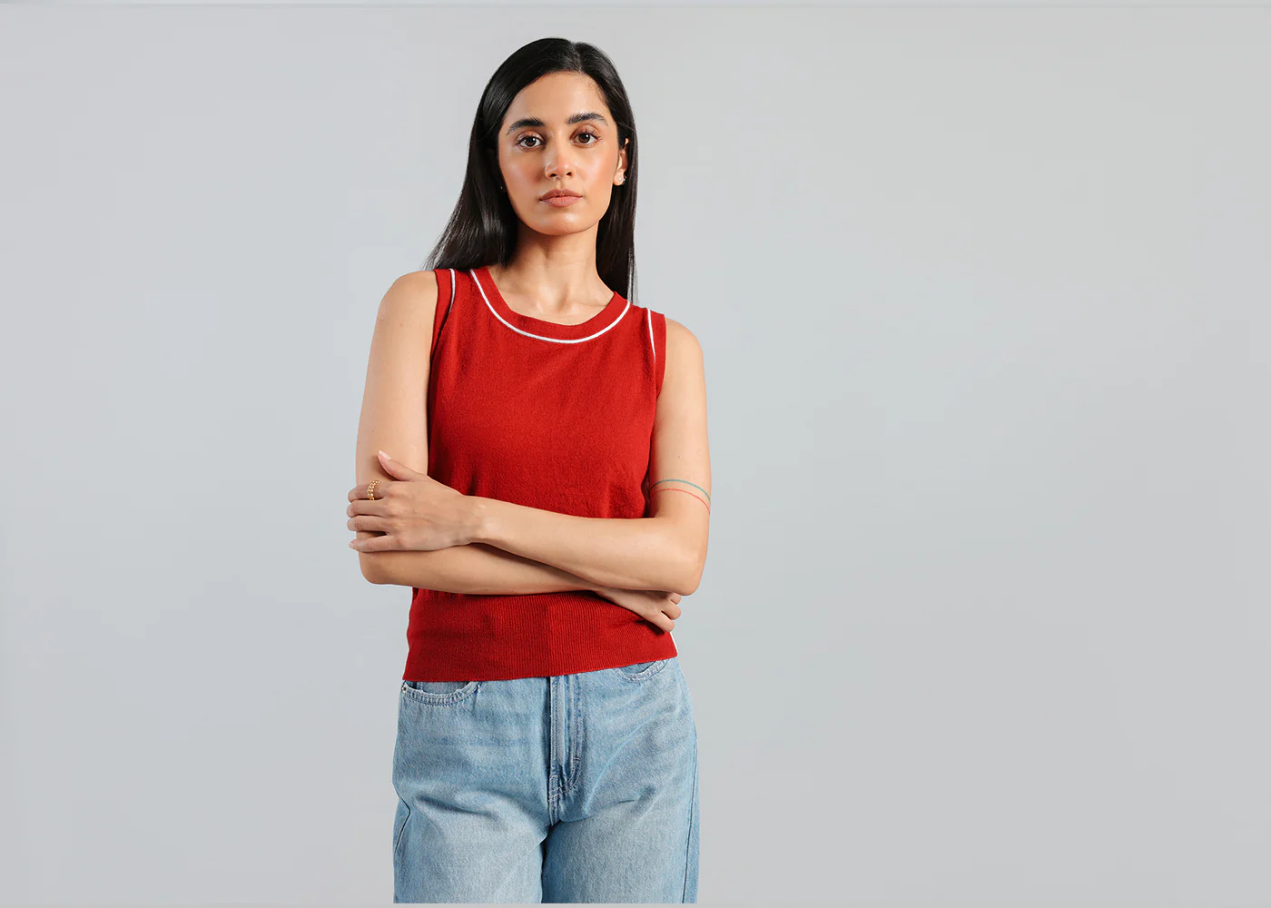 SLEEVELESS SWEATER (E2058/108/306) - Image 5