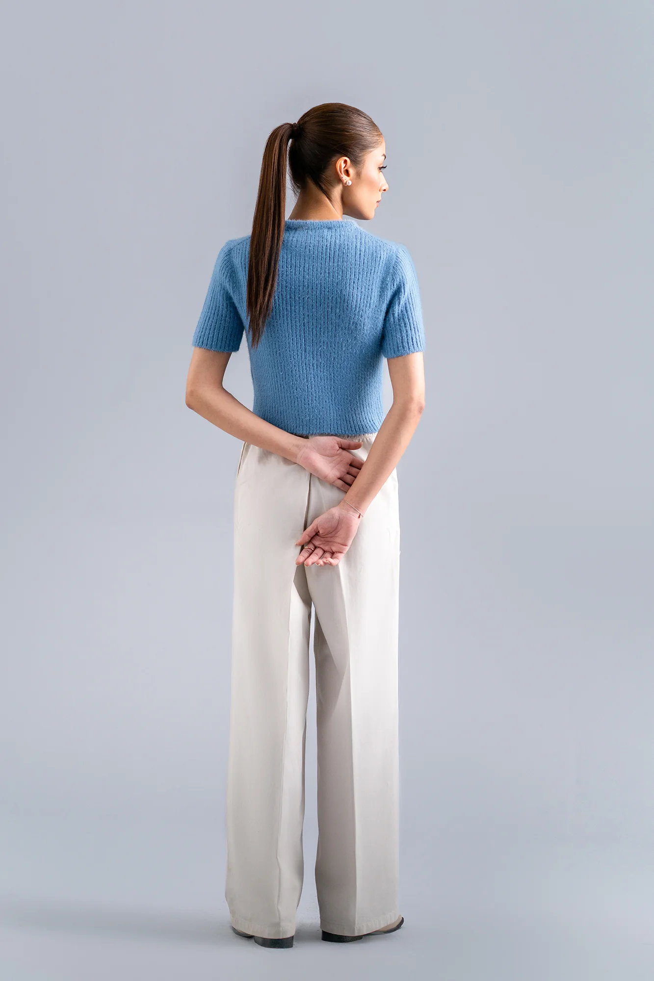 CROPPED RIBBED SWEATER (E2058/108/629) - Image 3